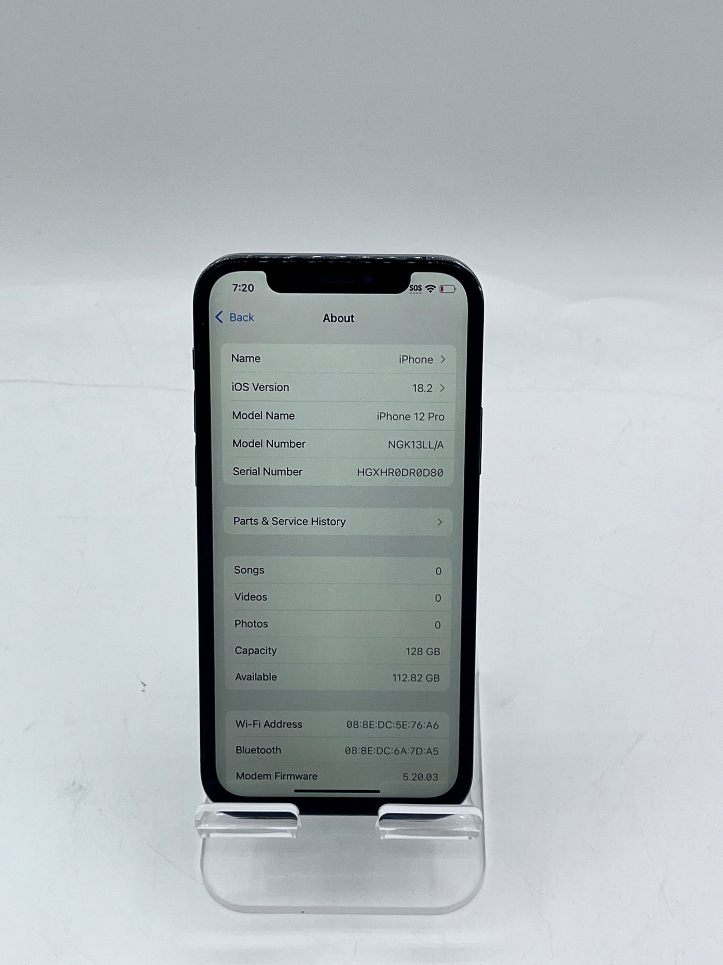 Unlocked Apple iPhone 12 Pro 6.1" 128GB NGK13LL/A A2341 Space Gray READ