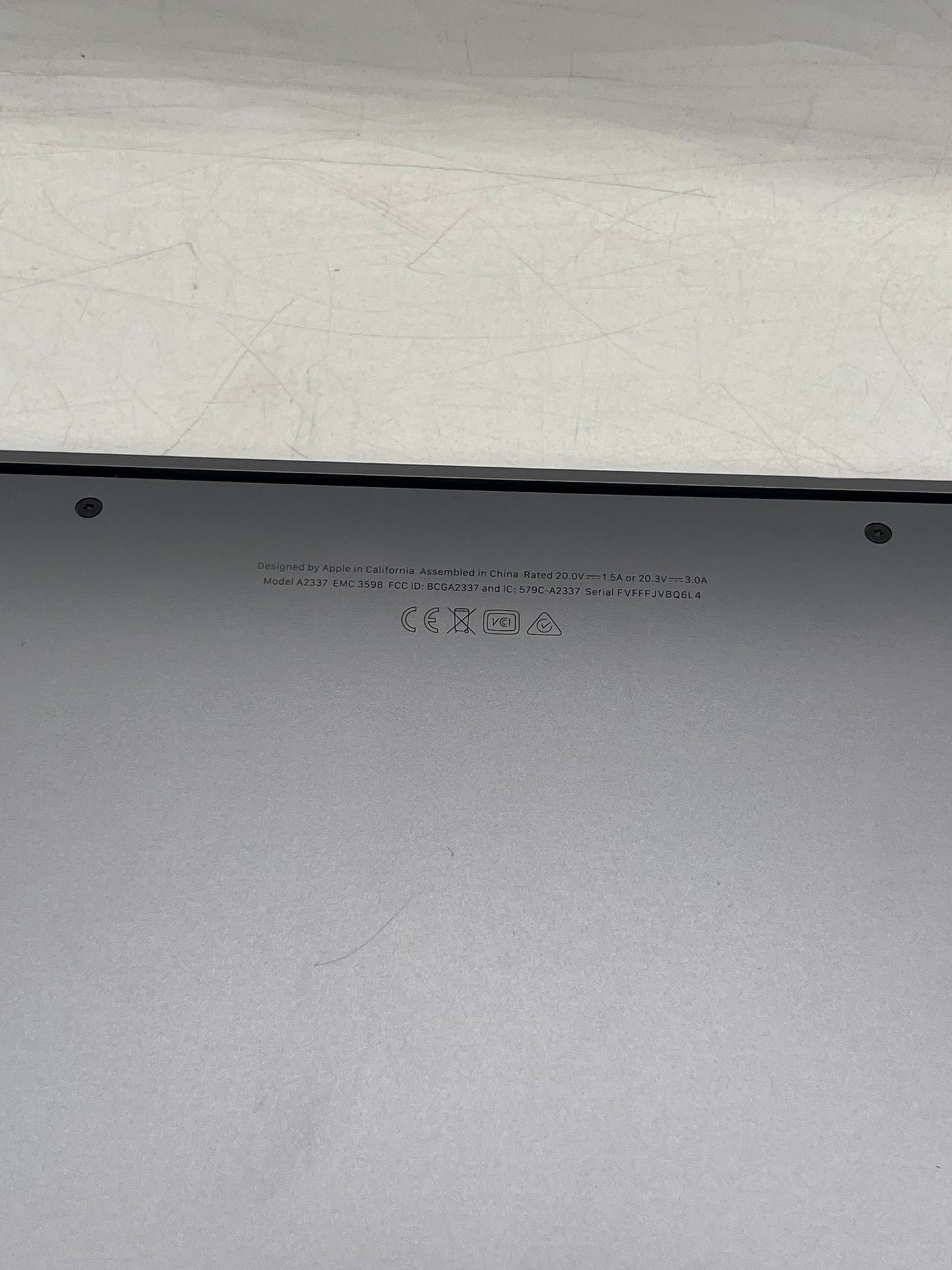 2020 Apple MacBook Air 13' M1 8GB 256GB A2337 MGN63LL/A Space Gray 149 Cycle Count