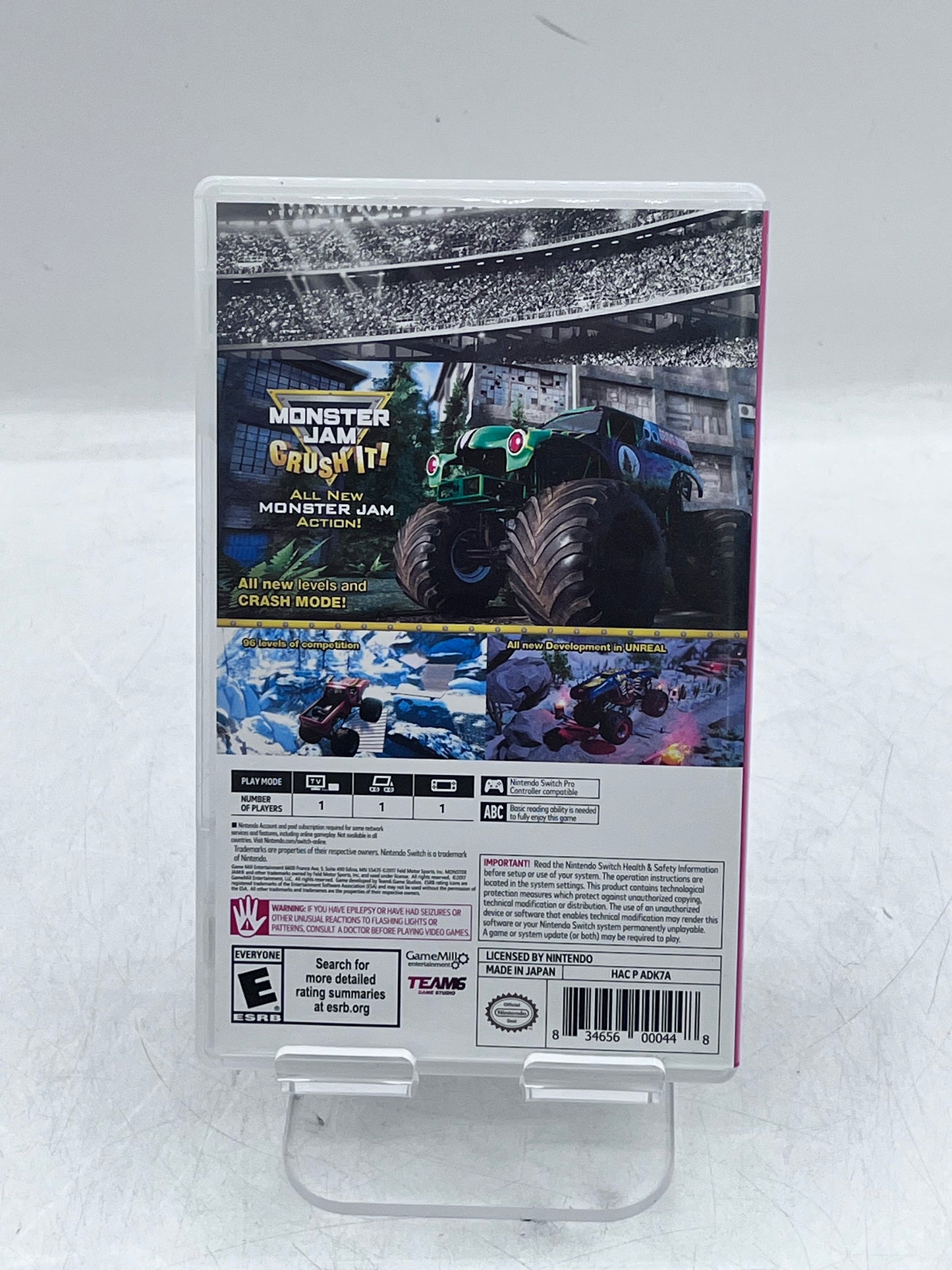 Monster Jam: Crush It - Nintendo Switch Video Game - Free Shipping!