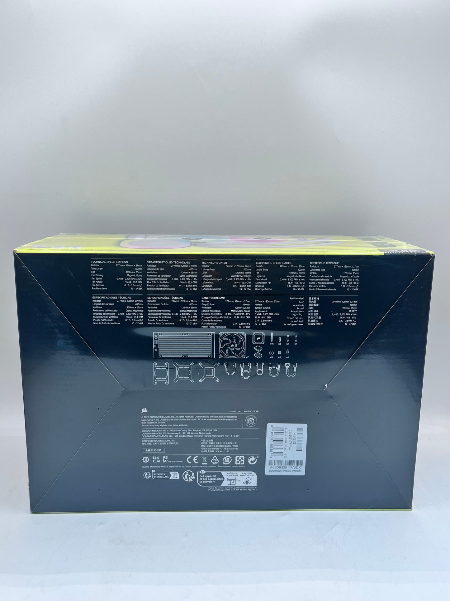 CORSAIR iCUE LINK H100i RGB AIO Liquid CPU Cooler White