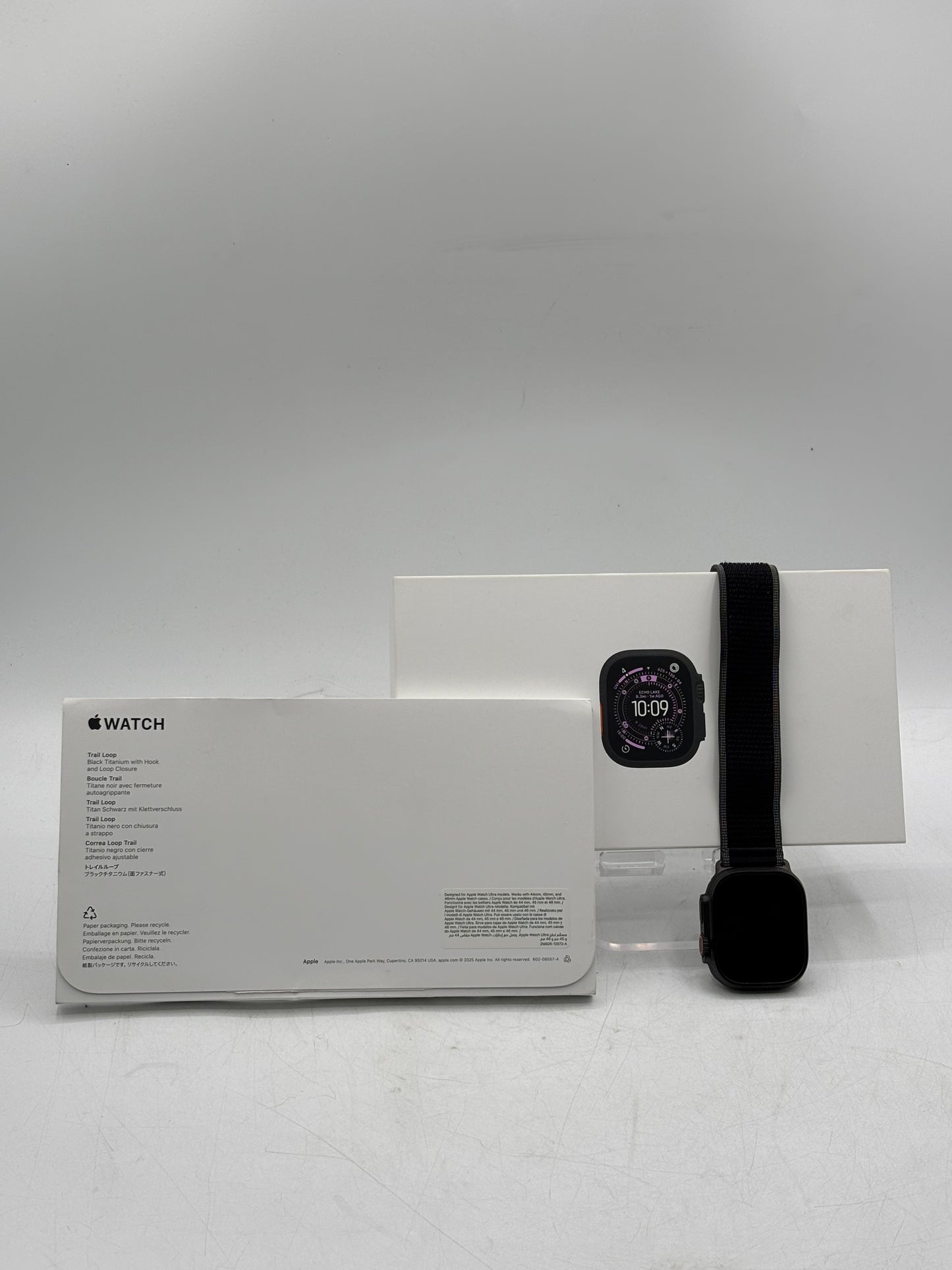 Unlocked Apple Watch Ultra 3 49MM Black Titanium Black Trail Loop MF1D4LW/A