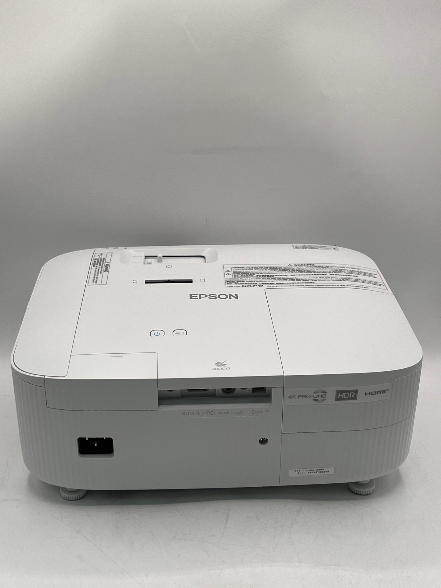 Epson Home Cinema 2250 Projector - White Tested Free Shipping
