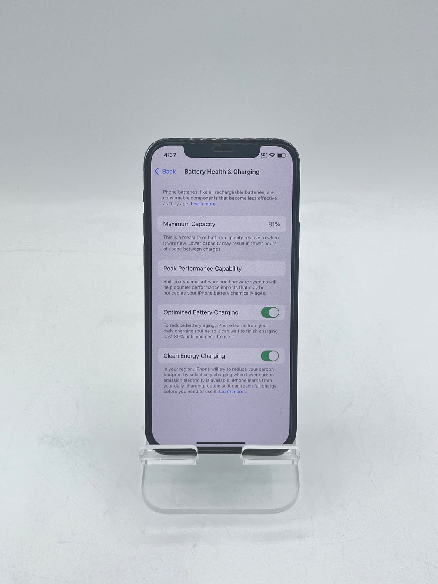 Unlocked Apple iPhone 12 Pro 6.1" MGKL3LL/A A2341 128GB 6GB - Silver