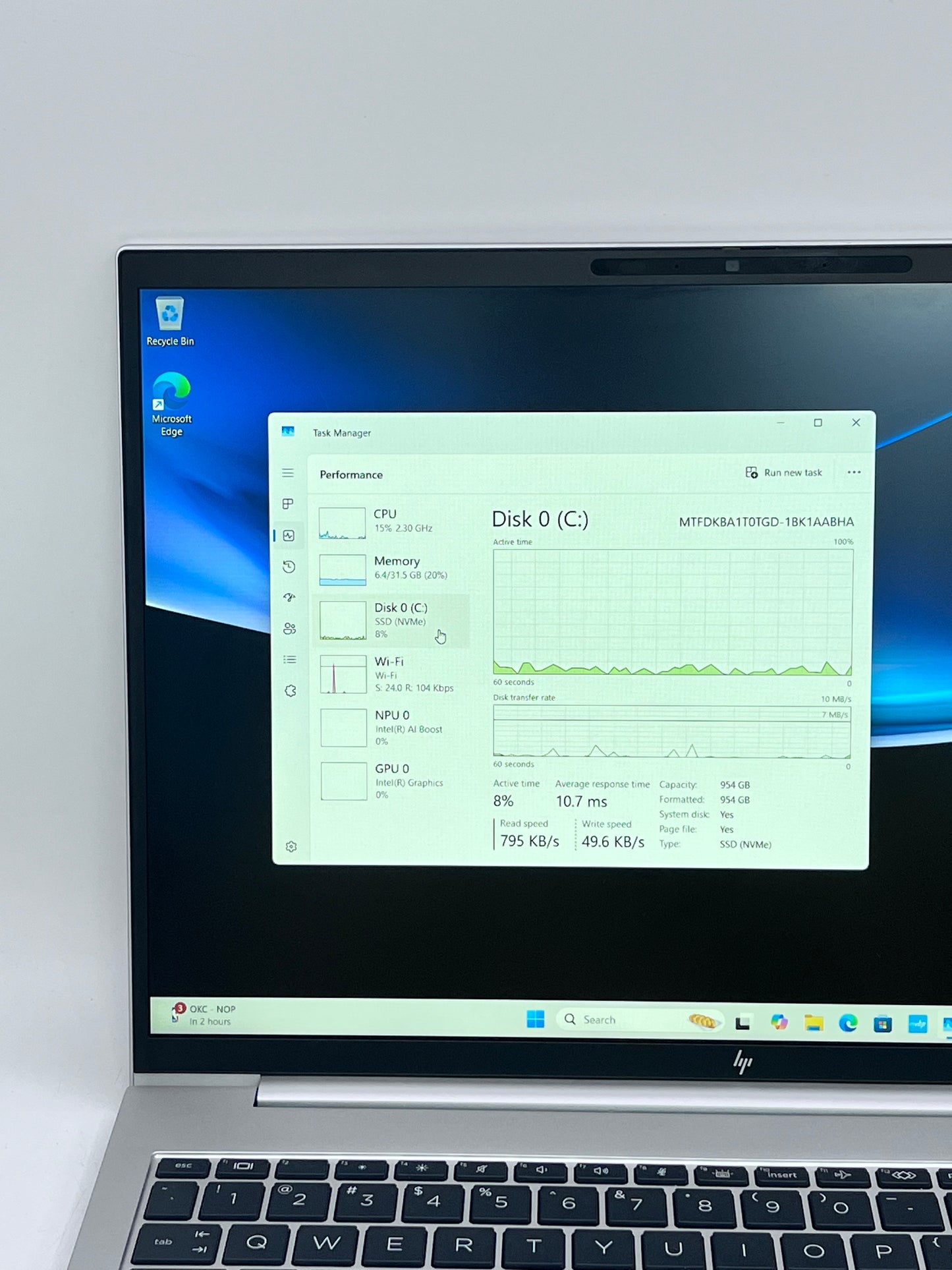 HP 17-BY4013DX Windows 11 Intel Core i3-1115G4 3.0GHz 8GB RAM 256GB SSD 17.3