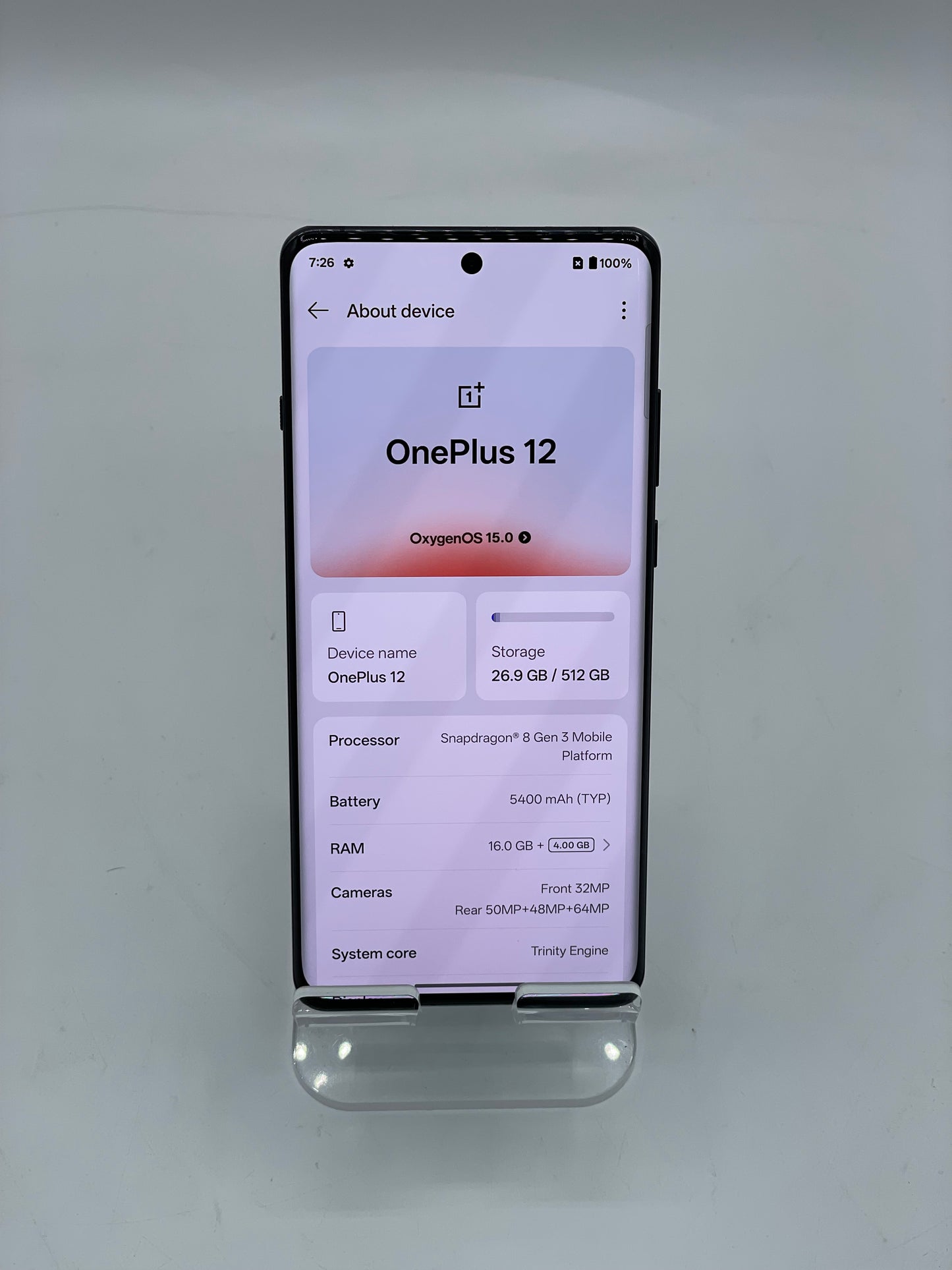 Unlocked OnePlus 12 - 512 GB - CPH2583 - Silky Black Smartphone