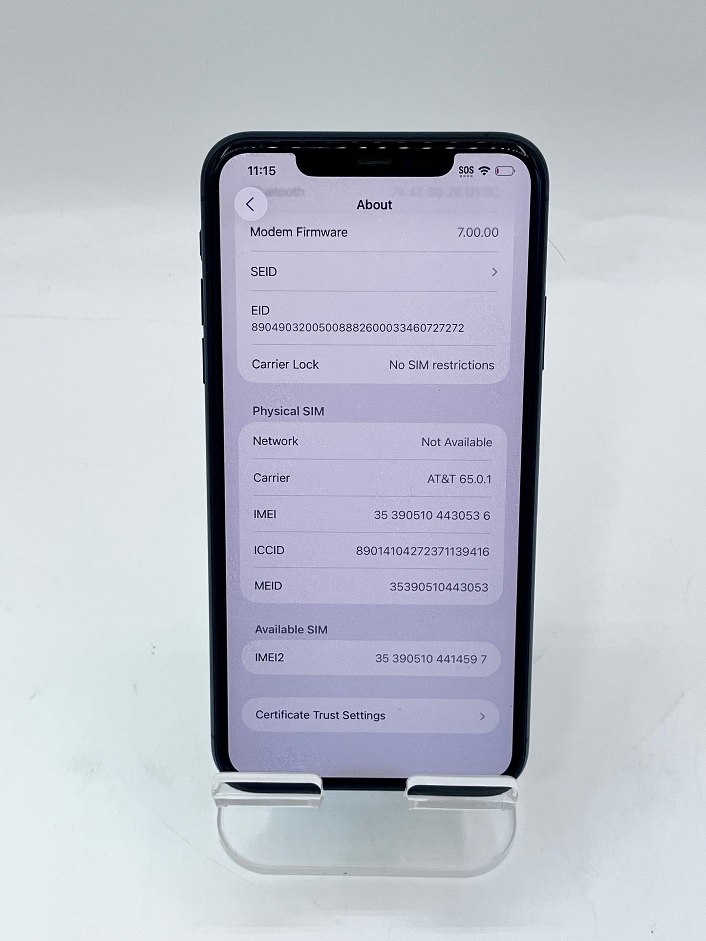 Unlocked Apple iPhone 11 Pro Max 6.5" 256GB 4 GB MWFH2LL/A A2161 - Green