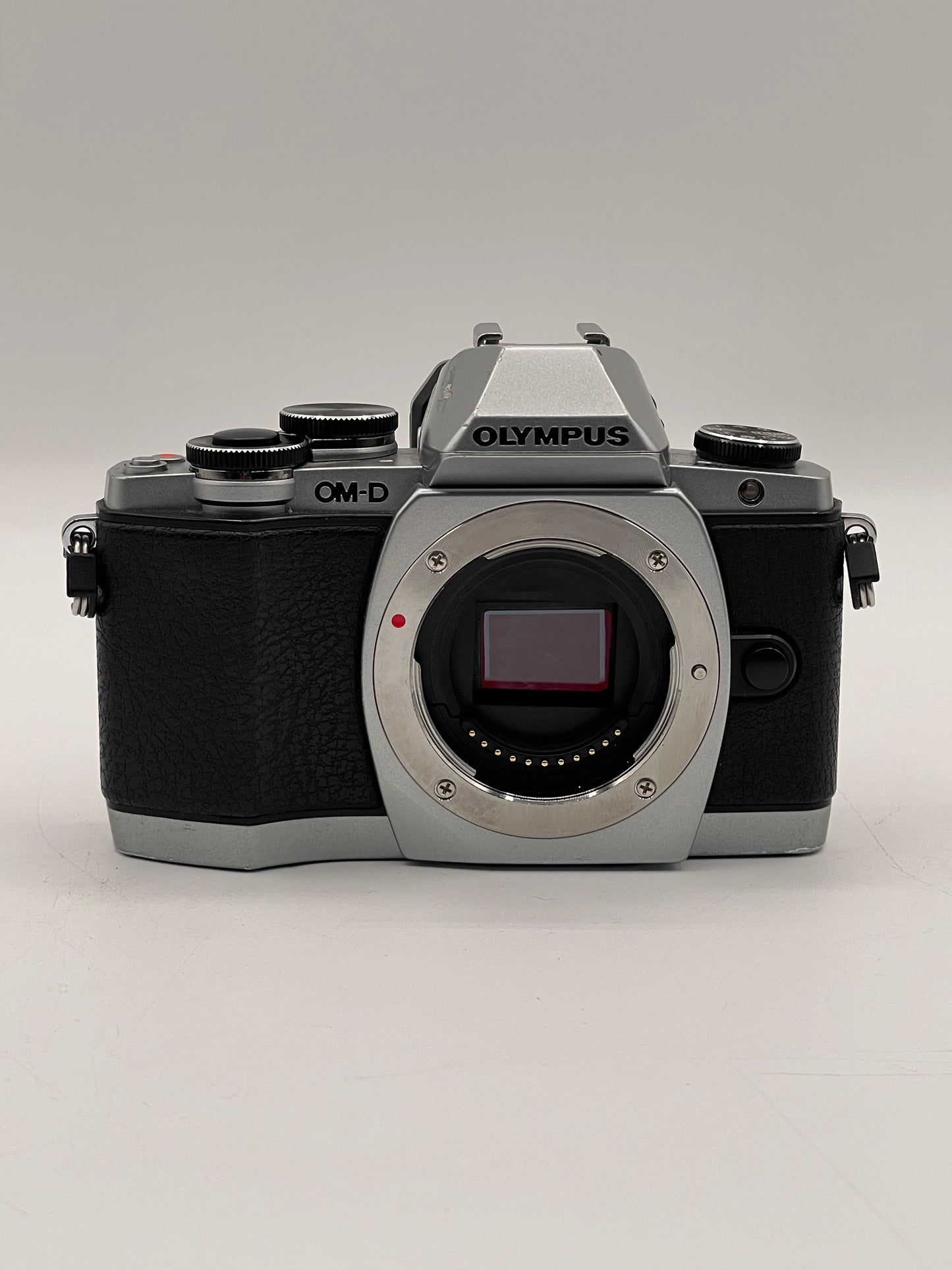 Olympus OM-D E-M10 Digital Camera Silver with 2 Batteries