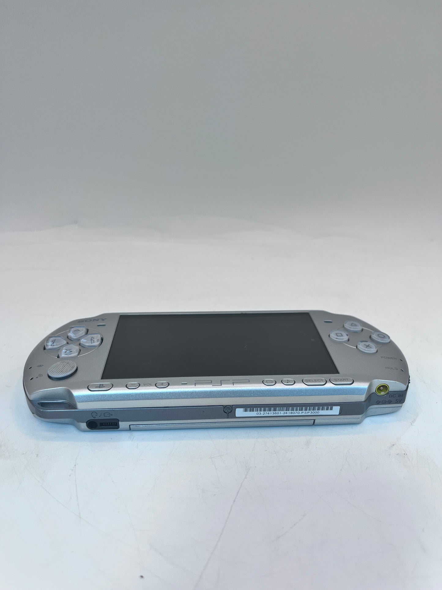 Sony PSP 3000 Silver Video Game System w/ Charger Tested Free Shipping
