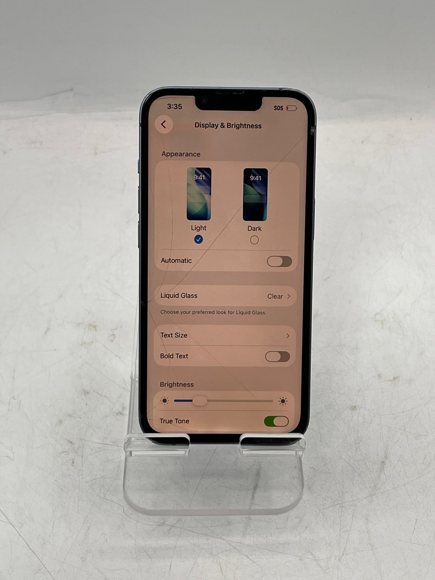 Unlocked Apple iPhone 14 MPVH3LL/A A2649 128GB Blue READ 88% BATT