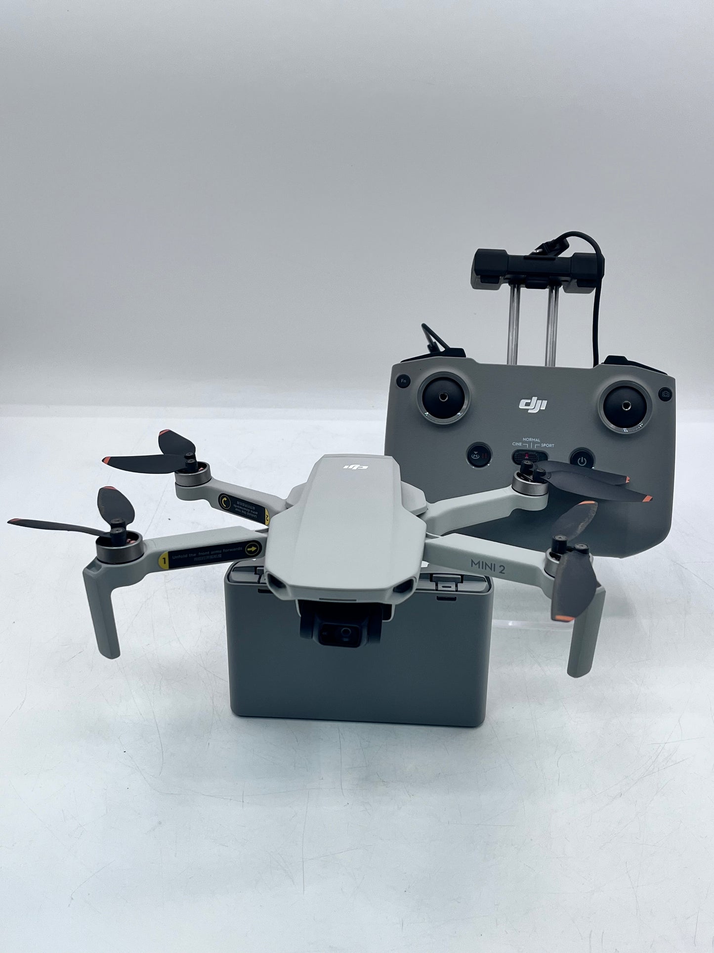 DJI Mini 2 Fly More Combo Camera Drone- Used - Gray