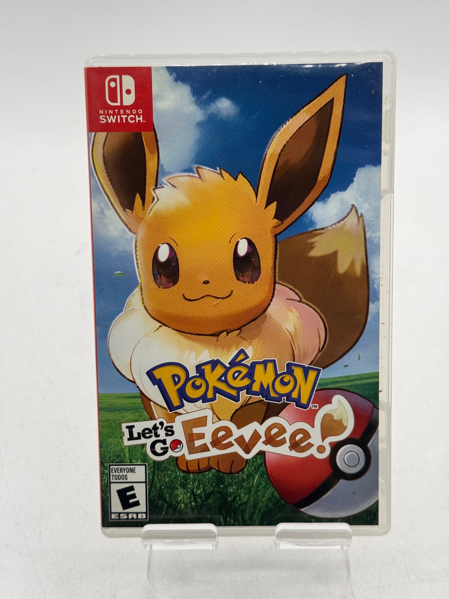 Pokemon Let's Go Eevee Nintendo Switch Game w/ Case Tested! Free Shipping