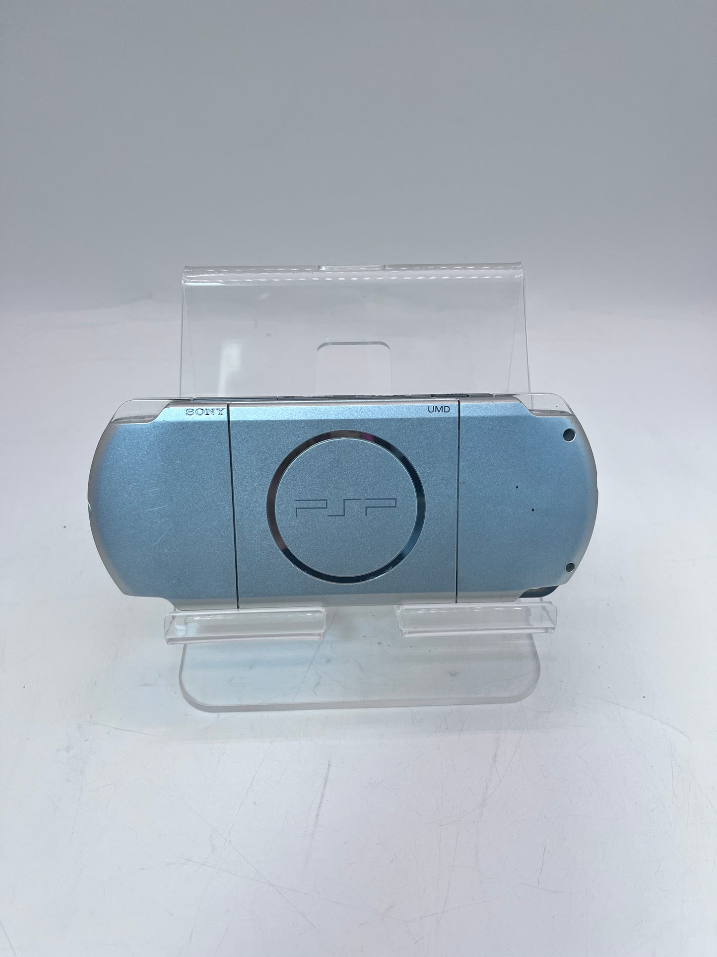 Sony PSP 3000 Silver Video Game System w/ Charger Tested Free Shipping
