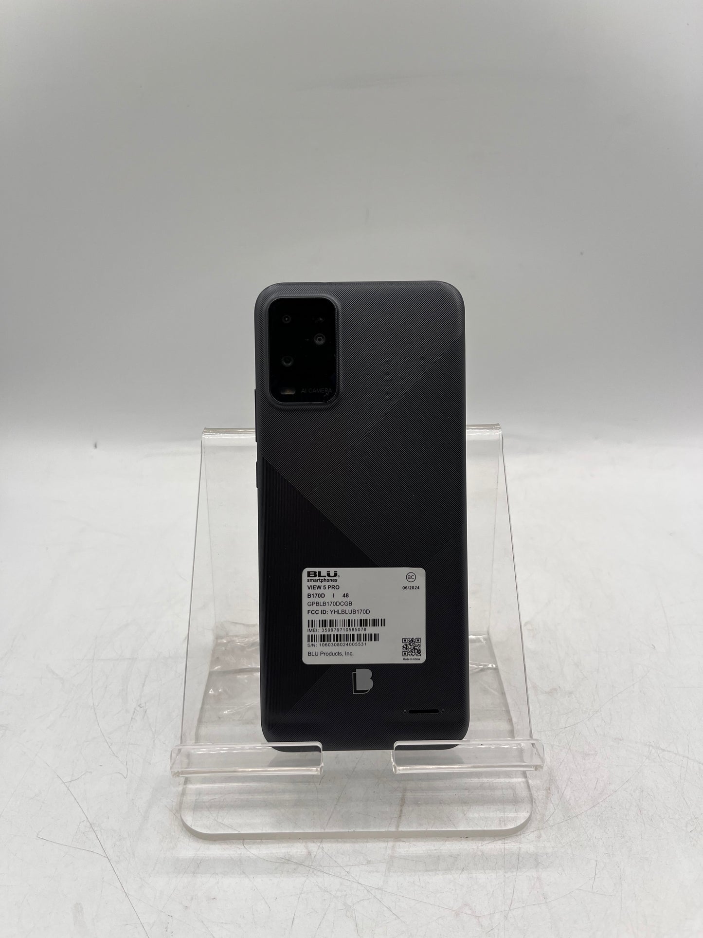 BLU VIEW 5 PRO Smart Phone 64GB Black BROKEN