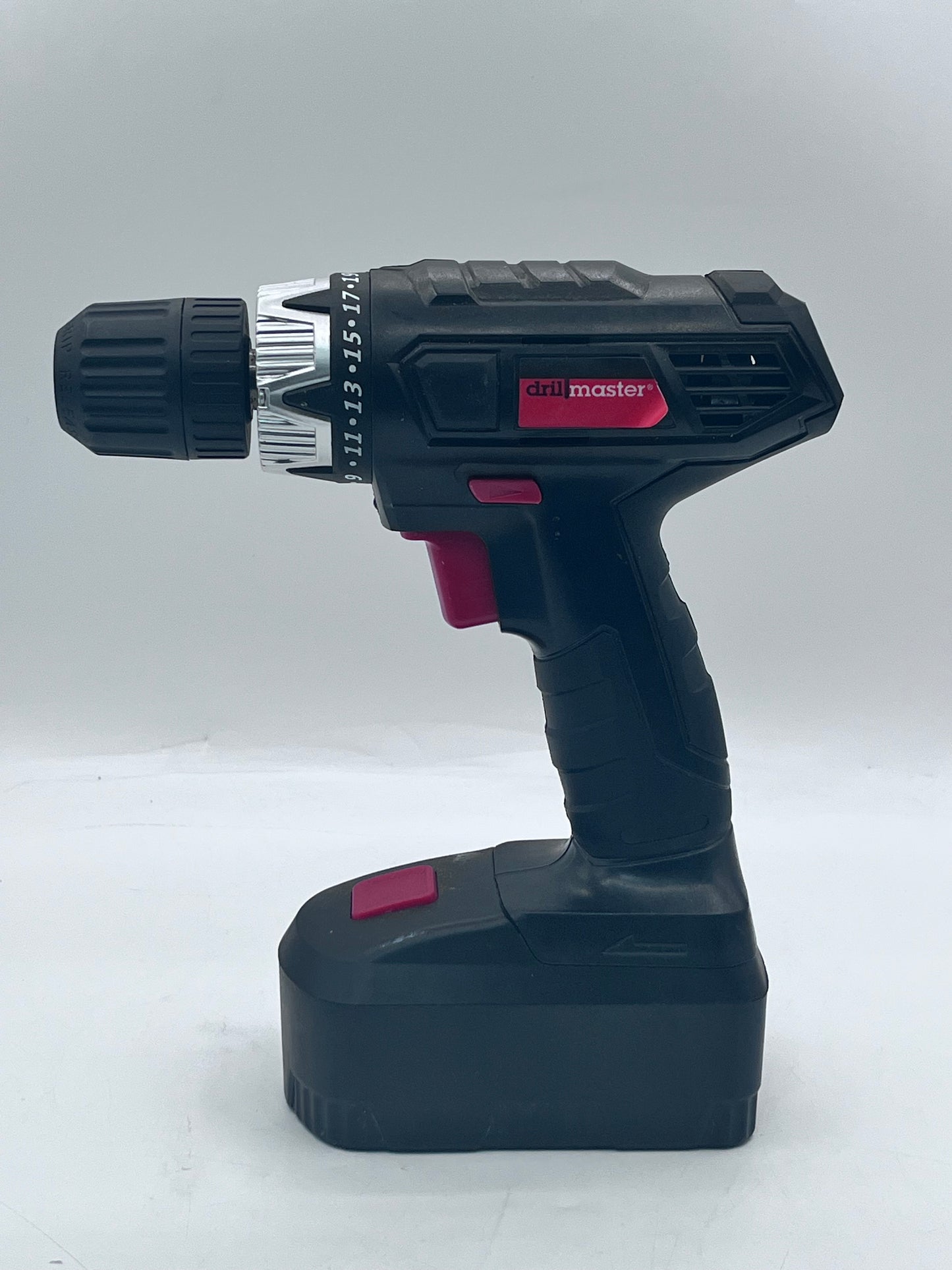 Drill Master 18V 3/8 Drill Power Tool Black