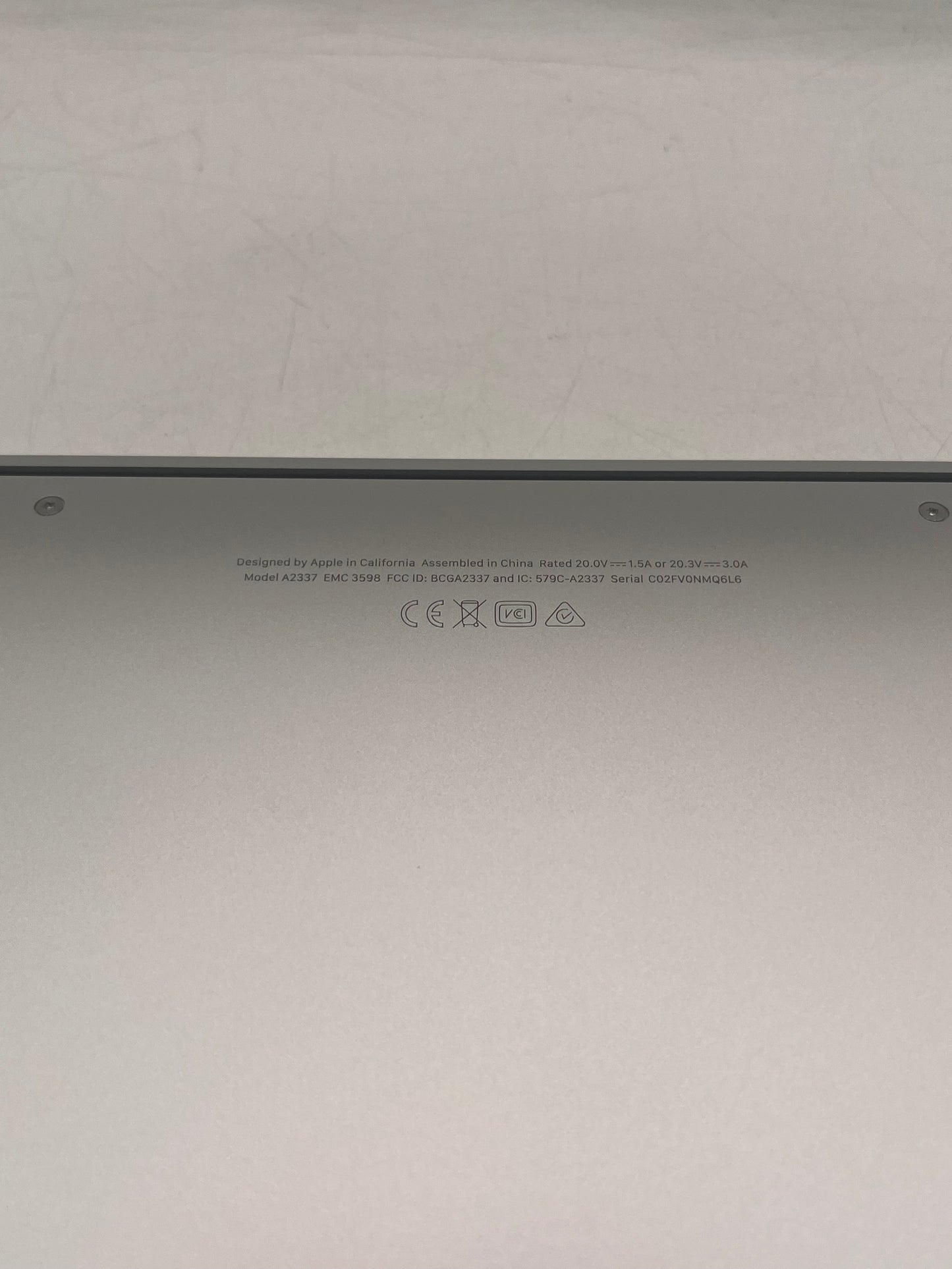 2020 Brand New Apple MacBook Air 13" M1 A2337 8GB 128GB Silver Remotely Managed READ