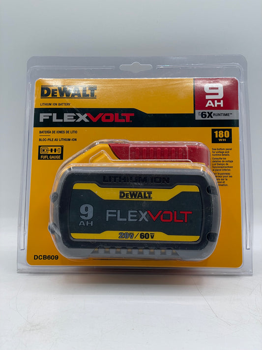 New DEWALT FLEXVOLT 20V/60V MAX Lithium-Ion 9.0Ah Battery