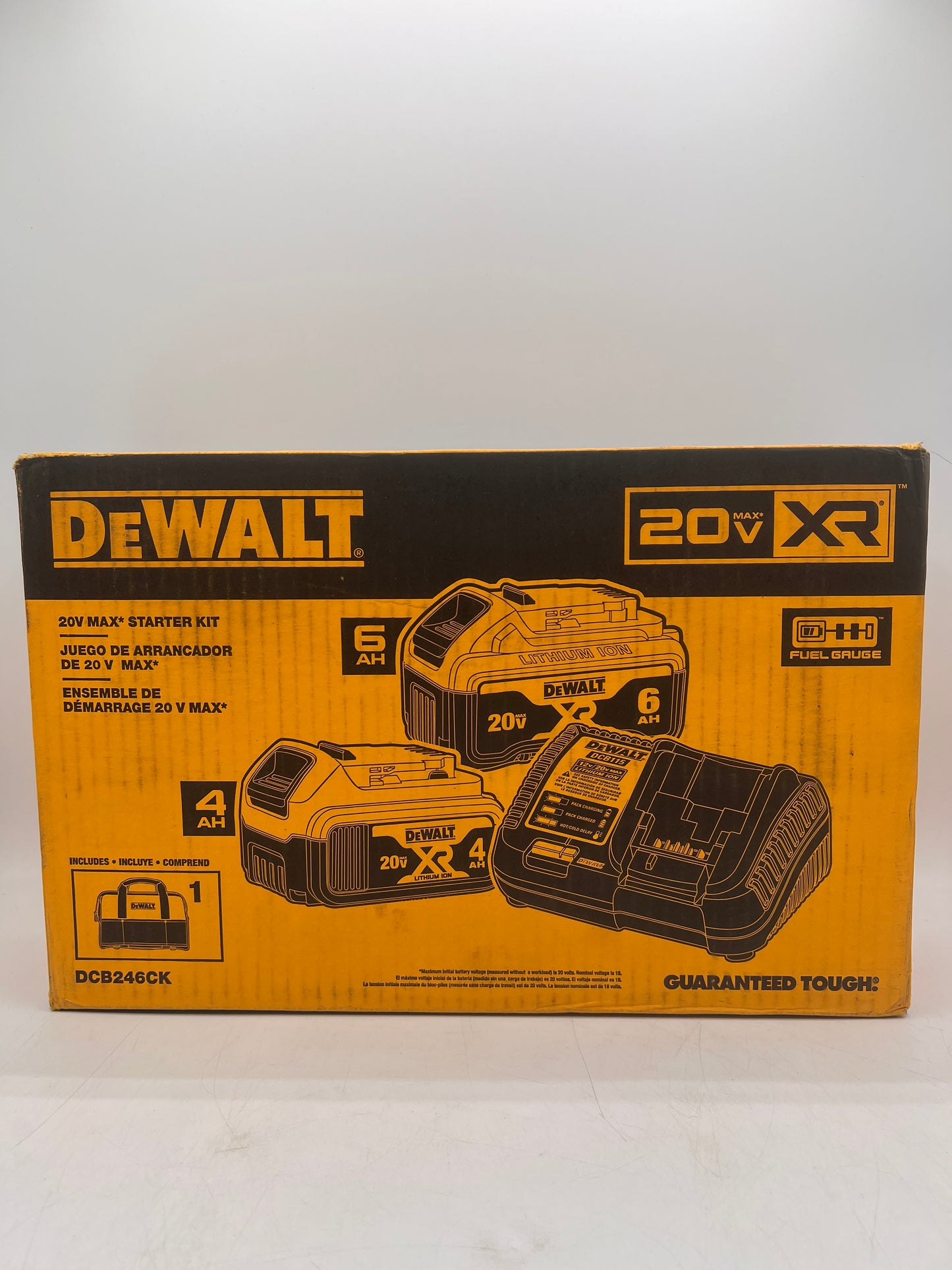 DEWALT 20V MAX Lithium-Ion 6.0Ah 4.0Ah Battery and Charger Starter Kit DCB2460C