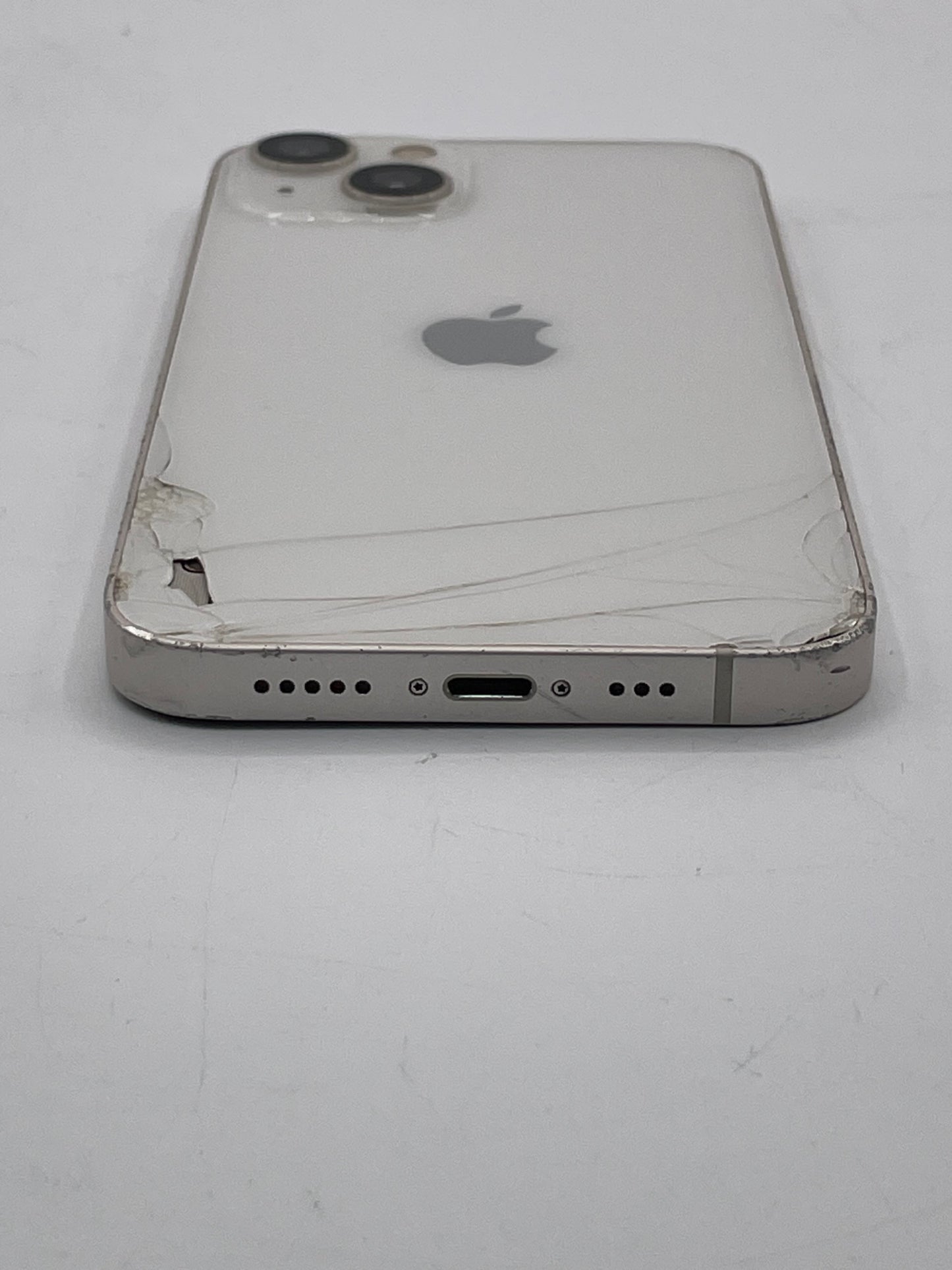 Unlocked Apple iPhone 13 - 128GB A2482 MLMM3LL/A - White - Broken