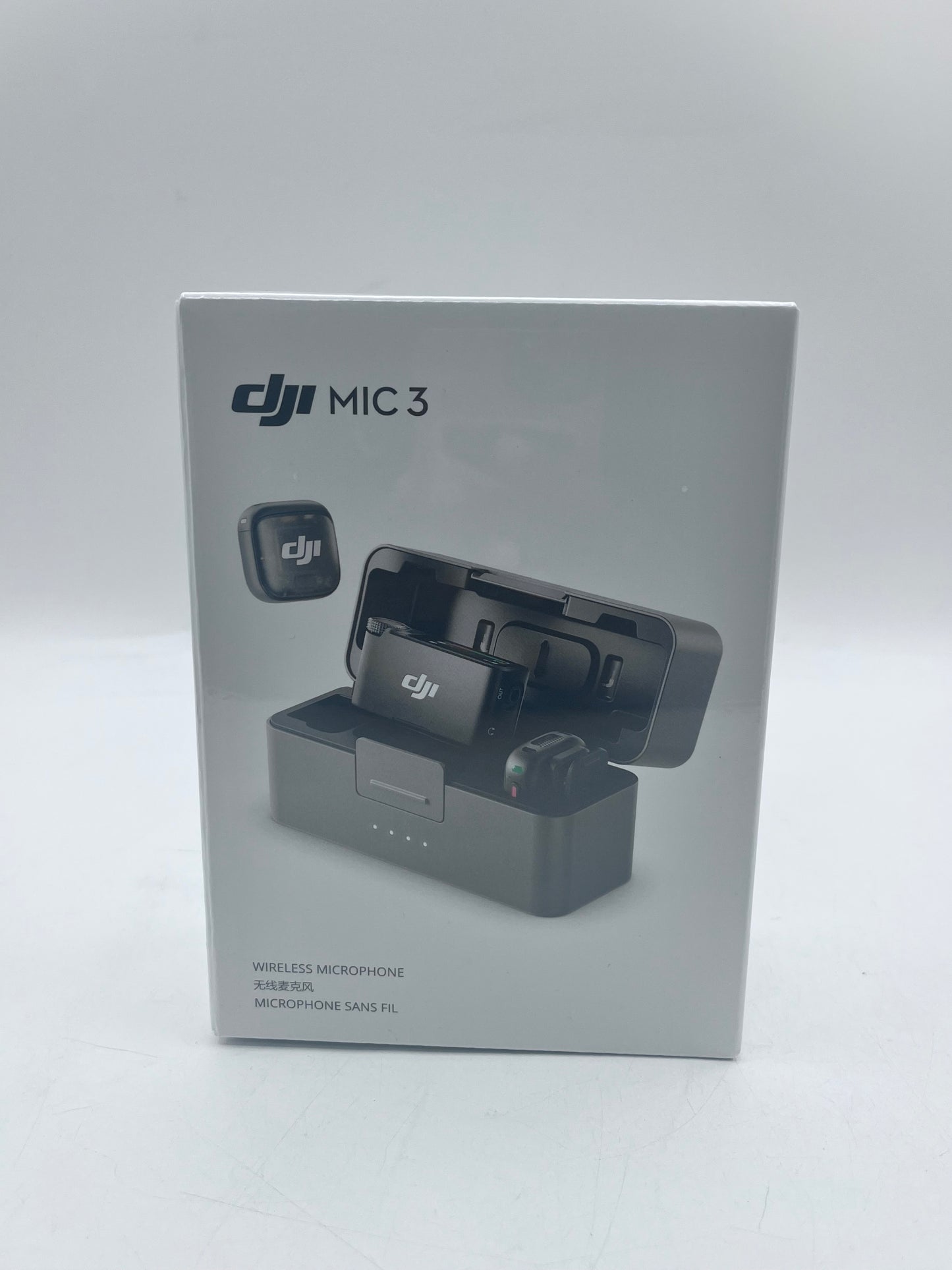 DJI Mic 3 (2 TX + 1 RX + Charging Case) Wireless Microphone