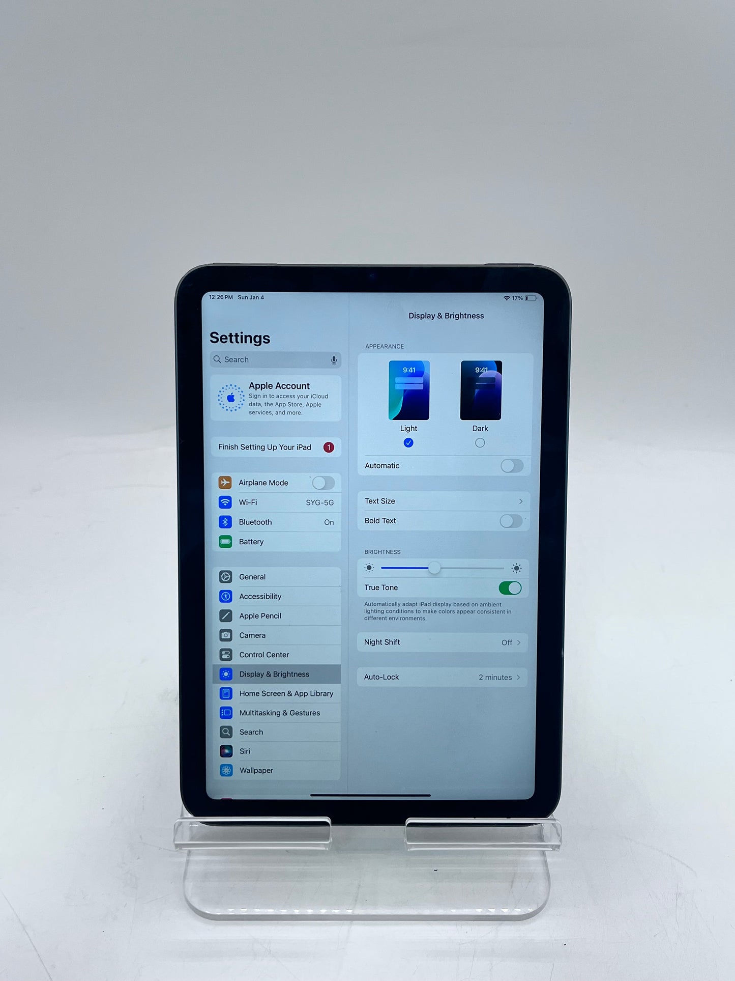 WiFi Only Apple iPad Mini 6th Gen 256GB A2567 MK7T3LL/A Space Gray