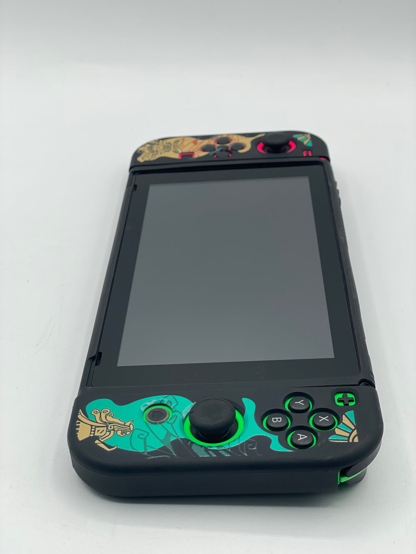 Nintendo Switch HAC-001 32GB Handheld Video Game Console - Green & Pink Joy Cons
