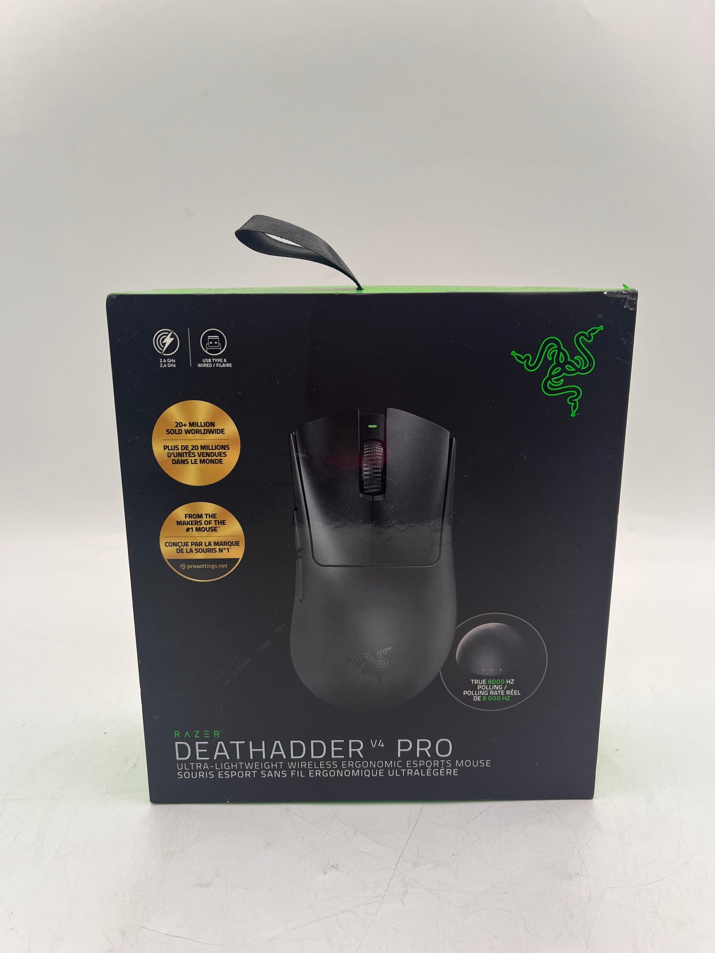 Razer DeathAdder V4 Pro Lightweight Optical Gaming Mouse - Black
