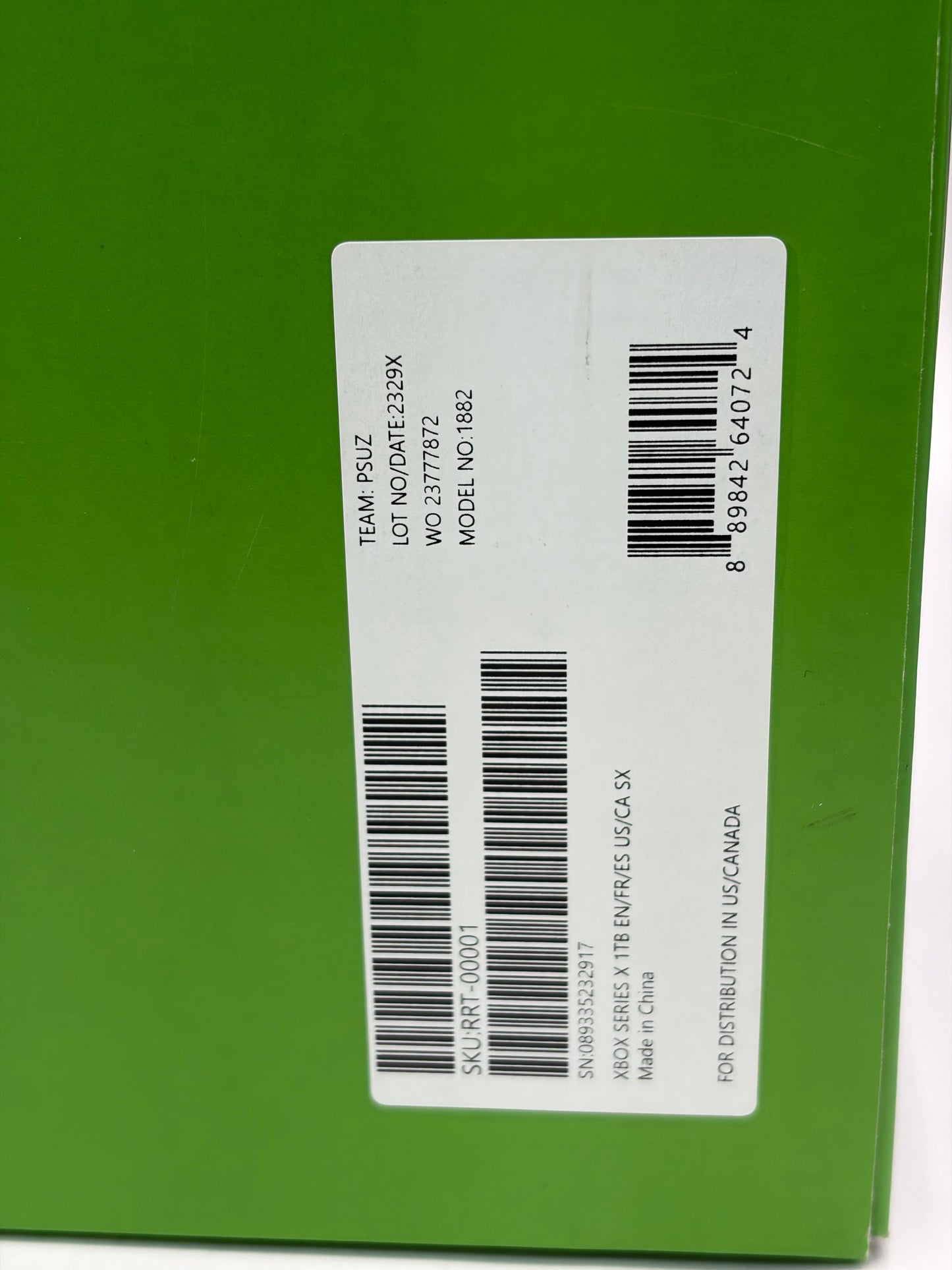 Microsoft Xbox Series X 1TB Console Gaming System Black 1882 BRAND NEW SEALED