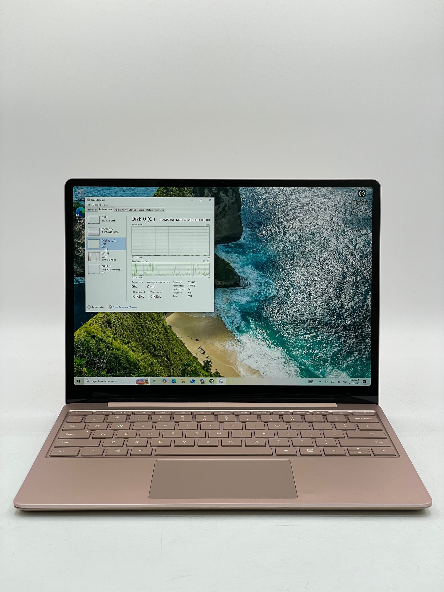 Microsoft Surface Go 1943 - 10th Gen Core i5, 8GB RAM, 128GB SSD - Rose Gold
