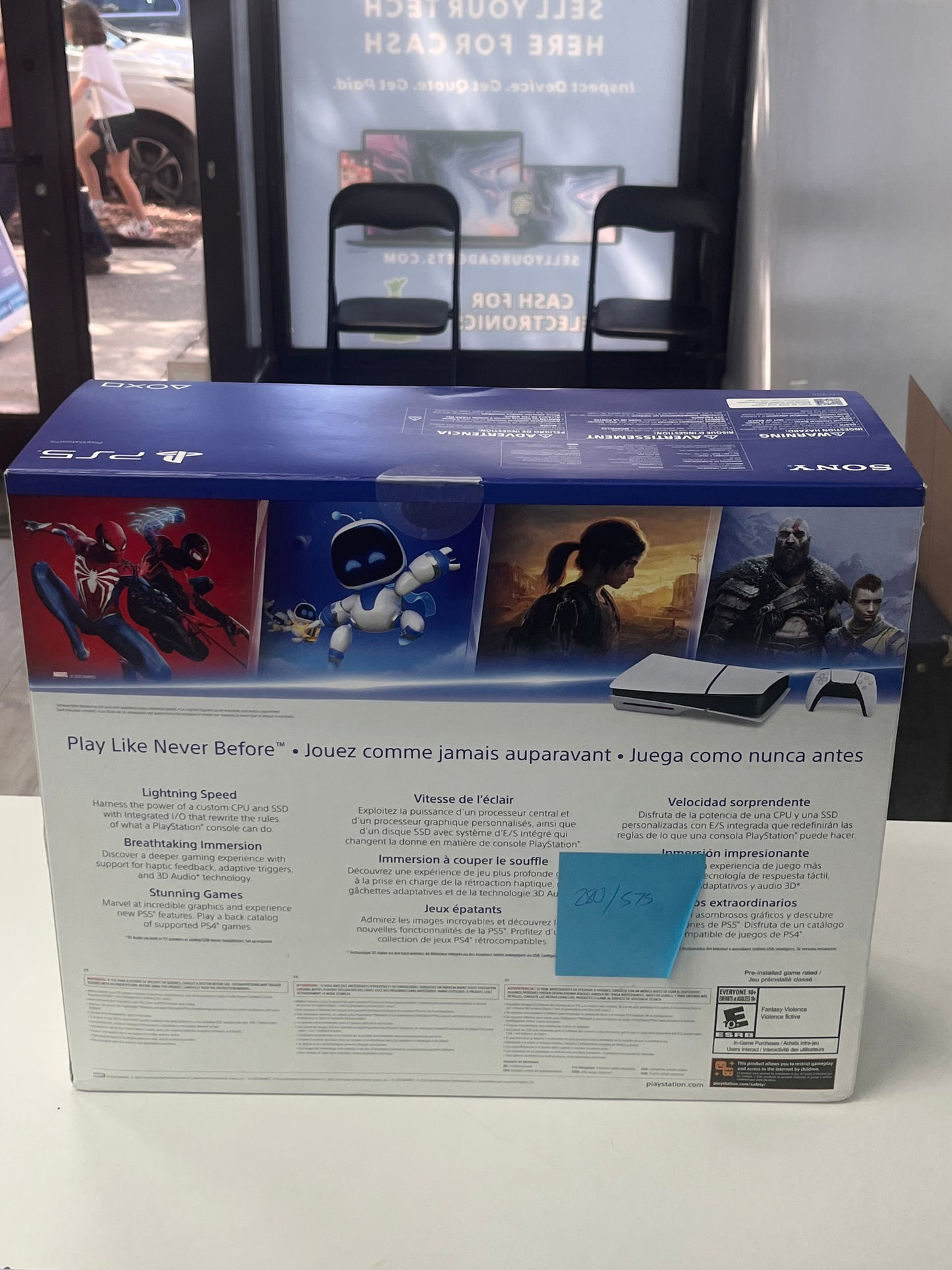 Sony PlayStation 5 Slim Disc (CFI-2115) 1TB Video Game Console - White