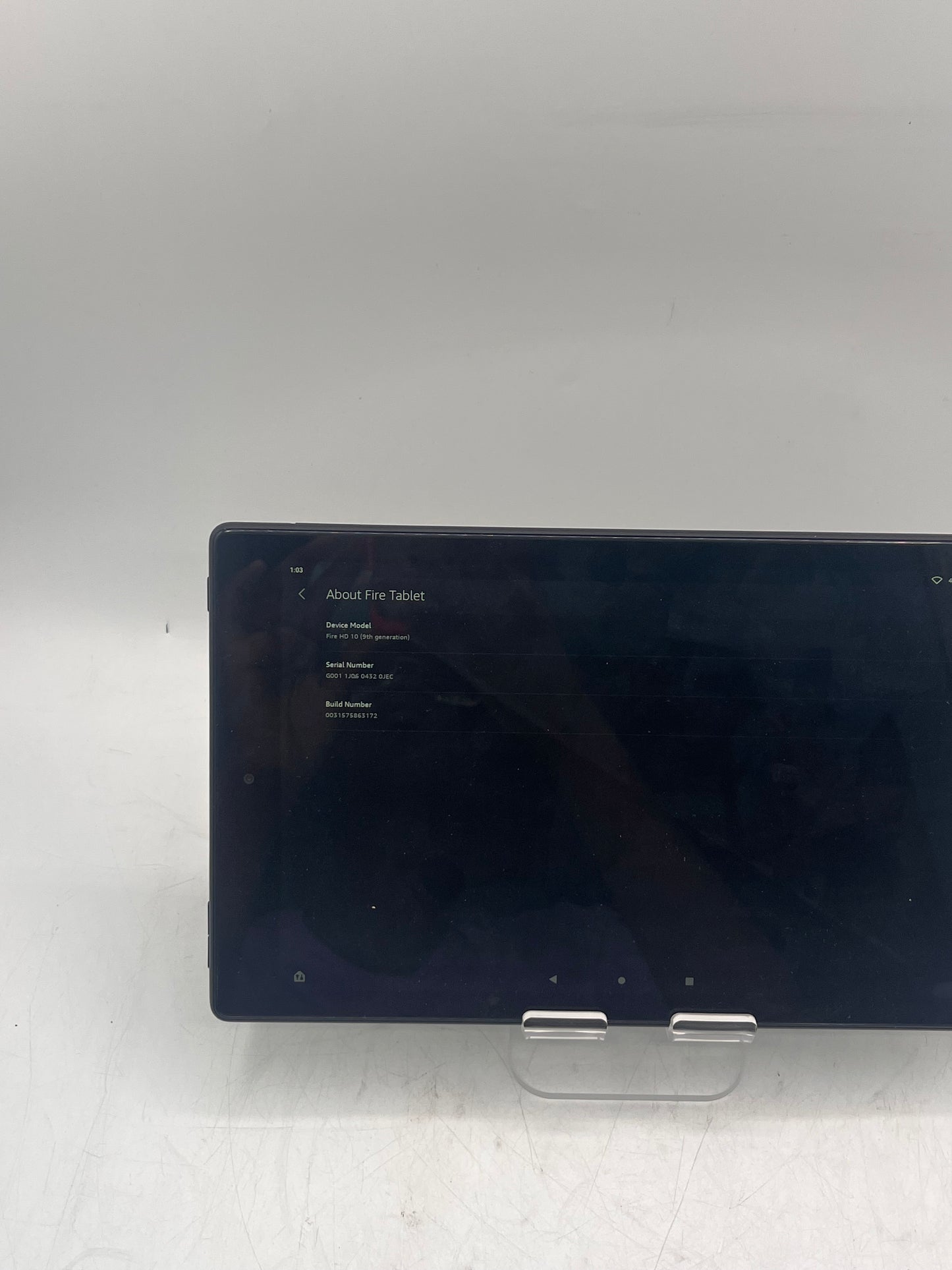 Amazon Fire HD 10 9th Gen  (M2V3R5) 32GB Wi‑Fi Tablet - Black
