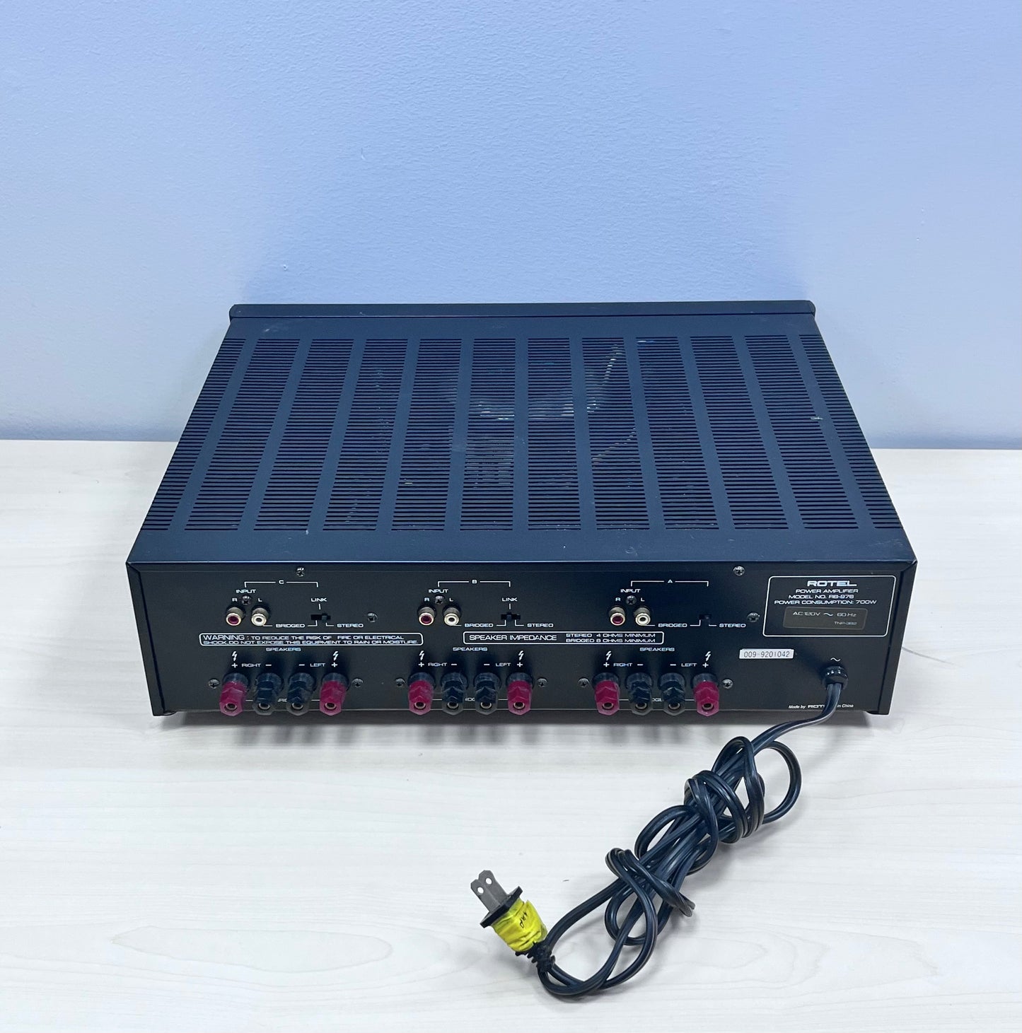 Rotel RB-976 Six Channel 700w Power Amplifier