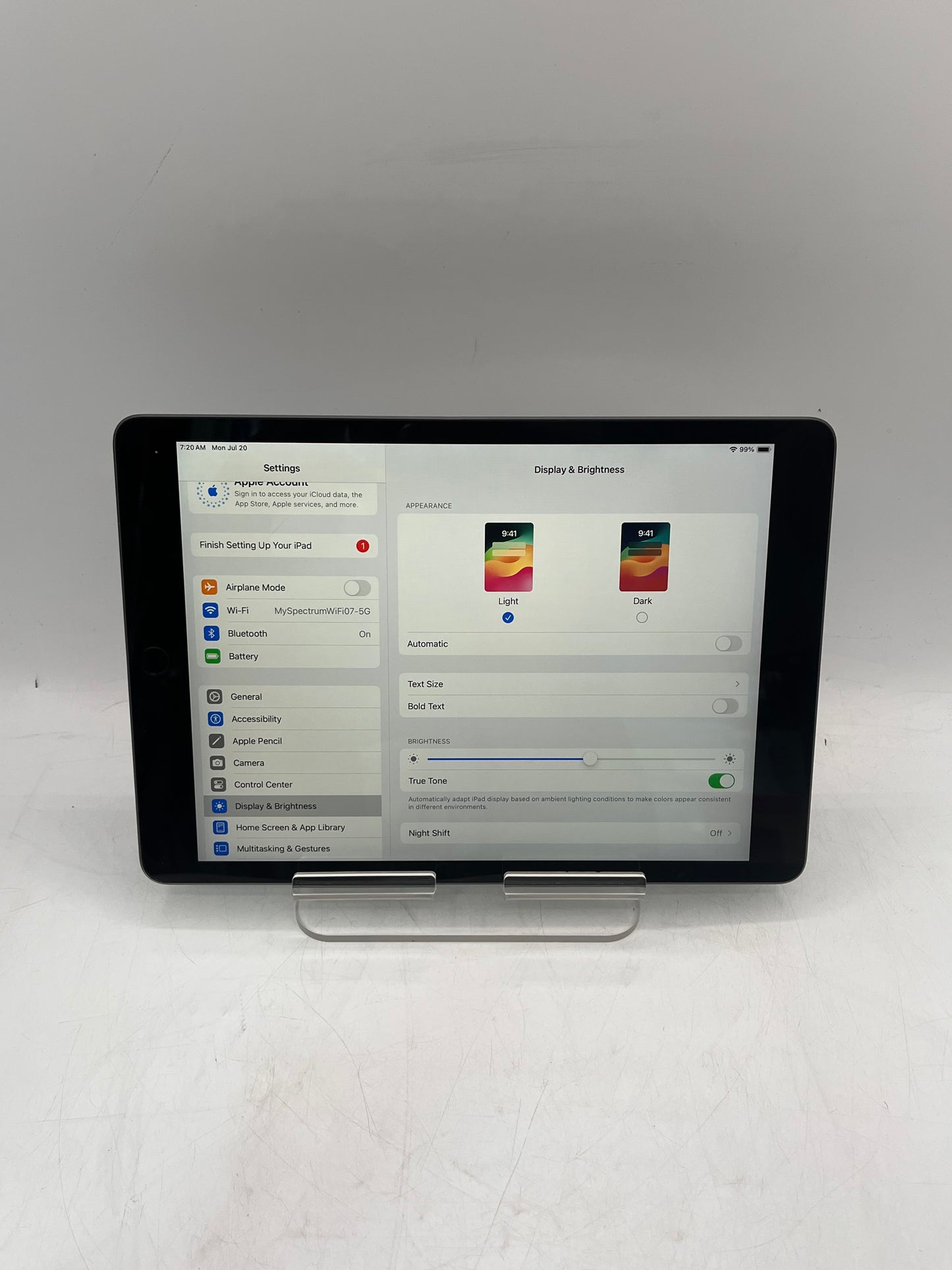 Apple iPad 9th Gen A2602 MK2K3LL/A 64GB Wi-Fi Only Space Gray