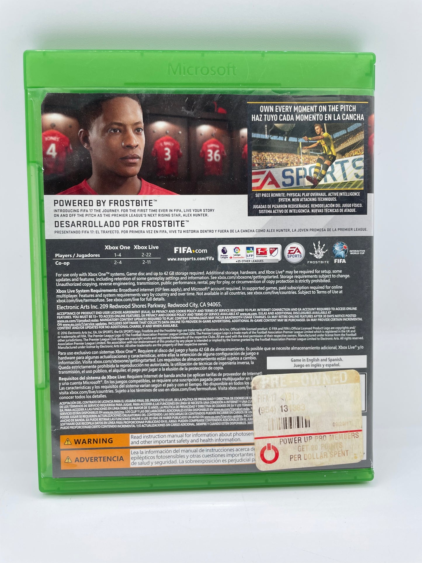 Xbox One FIFA 17 Video Game - Used with Box - Free Shipping
