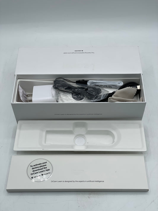 New Orcam Learn Visual Aid - Silver - Free Shipping & 30-Day Returns