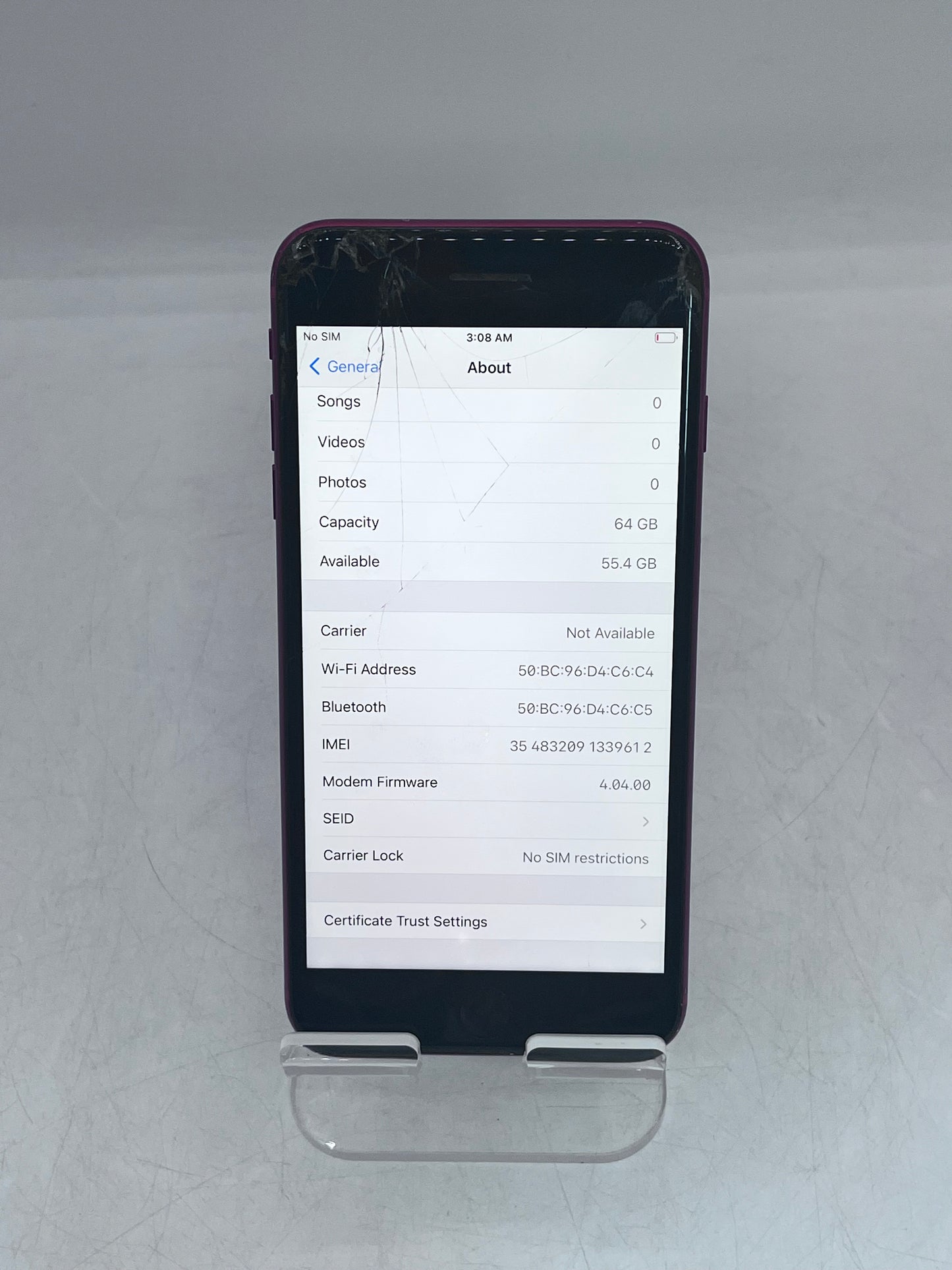 Apple iPhone 8 Plus A1864   64GB Unlocked - Red