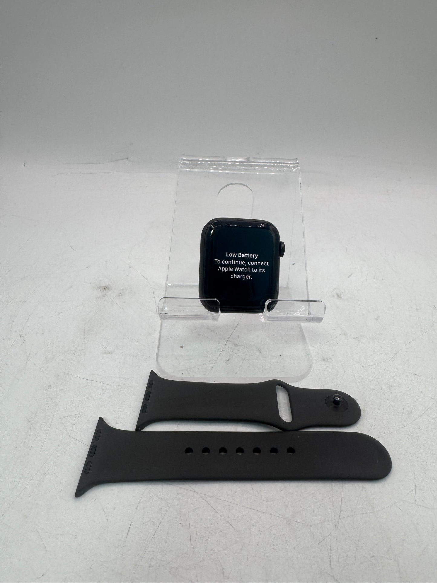 Unlocked Apple Watch Series 5 44mm A2095 Black Titanium 96% Battery Health