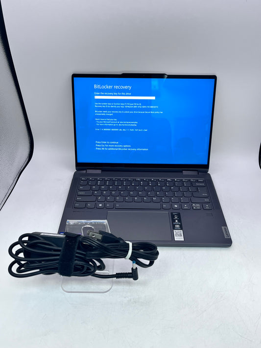 Lenovo Yoga 7i 2-in-1 Laptop, 14" Ultra 5 155U 16GB 1TB  Gray - For Parts/Repair