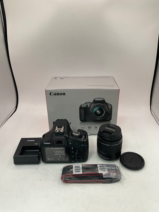 Canon EOS Rebel T7 24.1MP Digital Camera w/ EF-S 18-55 1:3.5-5.6 IS II Lens - Black
