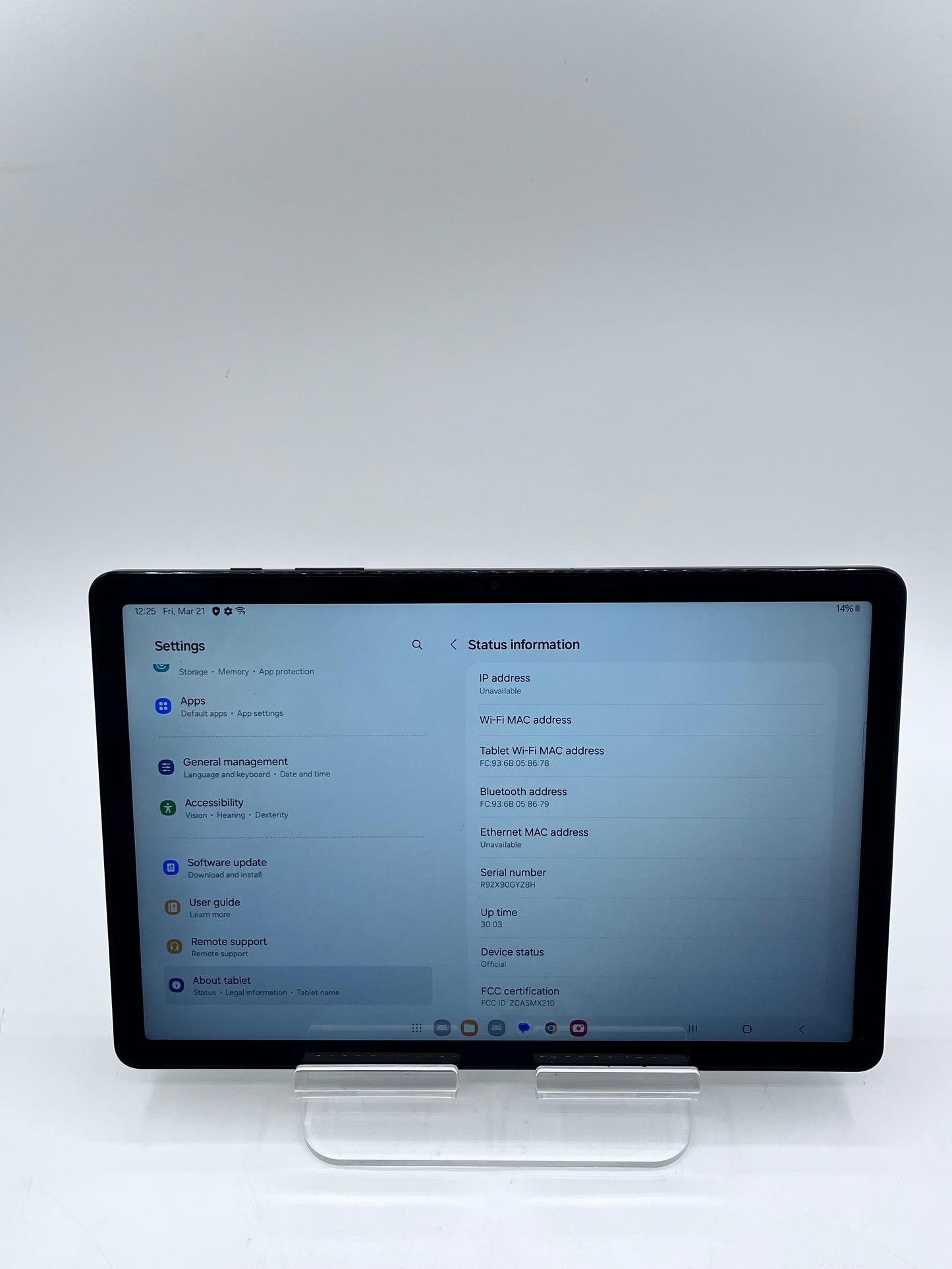 Samsung Galaxy Tab A9+ 10.4" 64GB Wifi Only - Space Gray