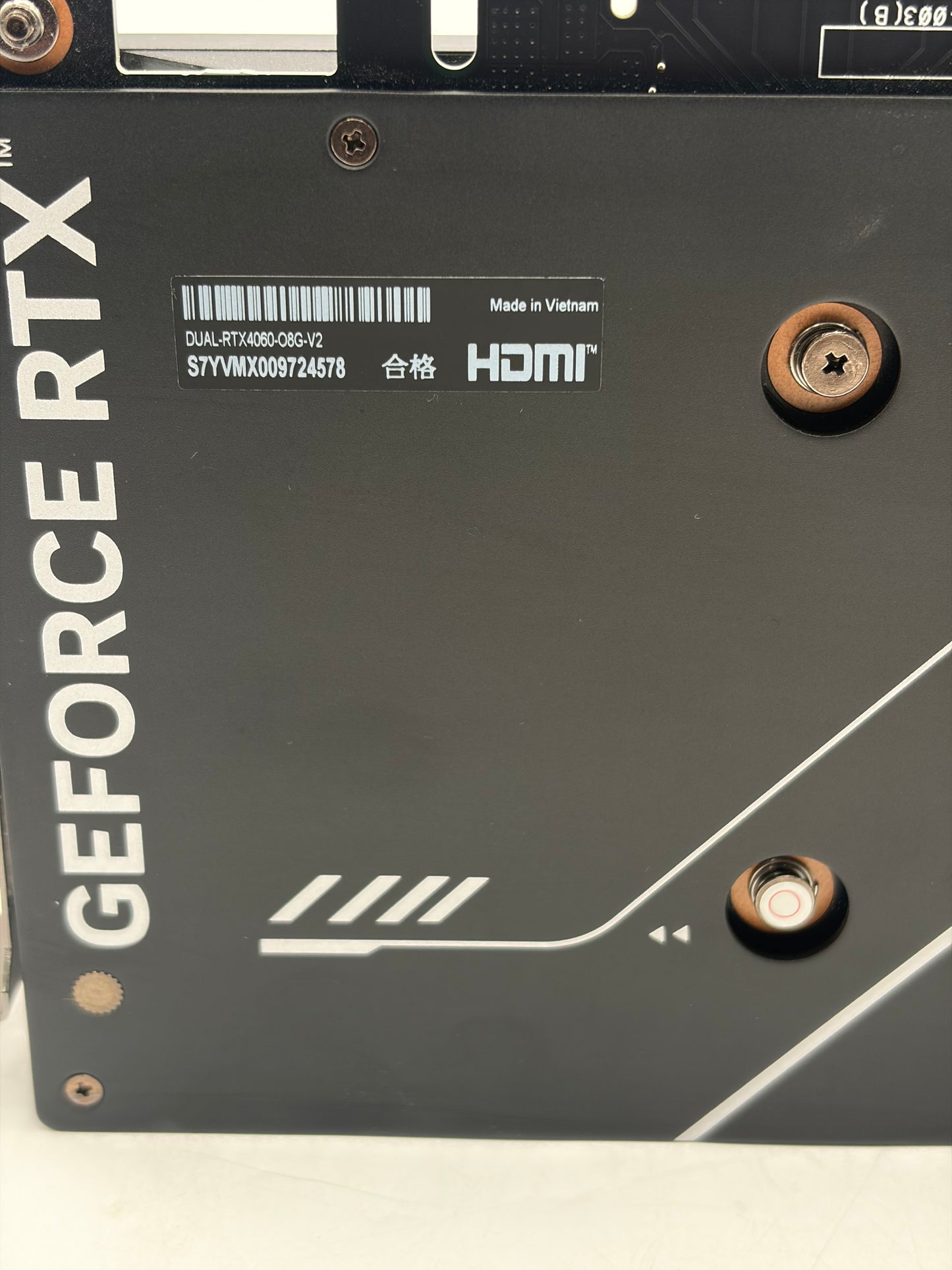 ASUS Dual GeForce RTX 4060 V2 OC Edition GDDR6 Graphics Card DUALRTX4060O8GV2