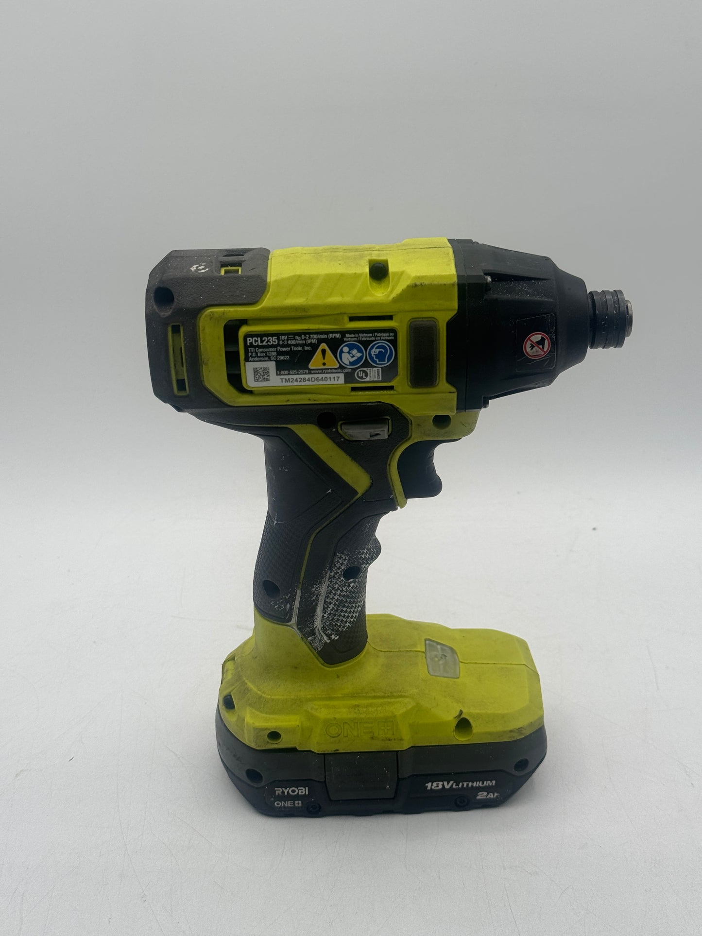 Ryobi PCL235B One+ 18V 18 Volt Cordless  w/ 2Ah Battery Tested Free Shipping