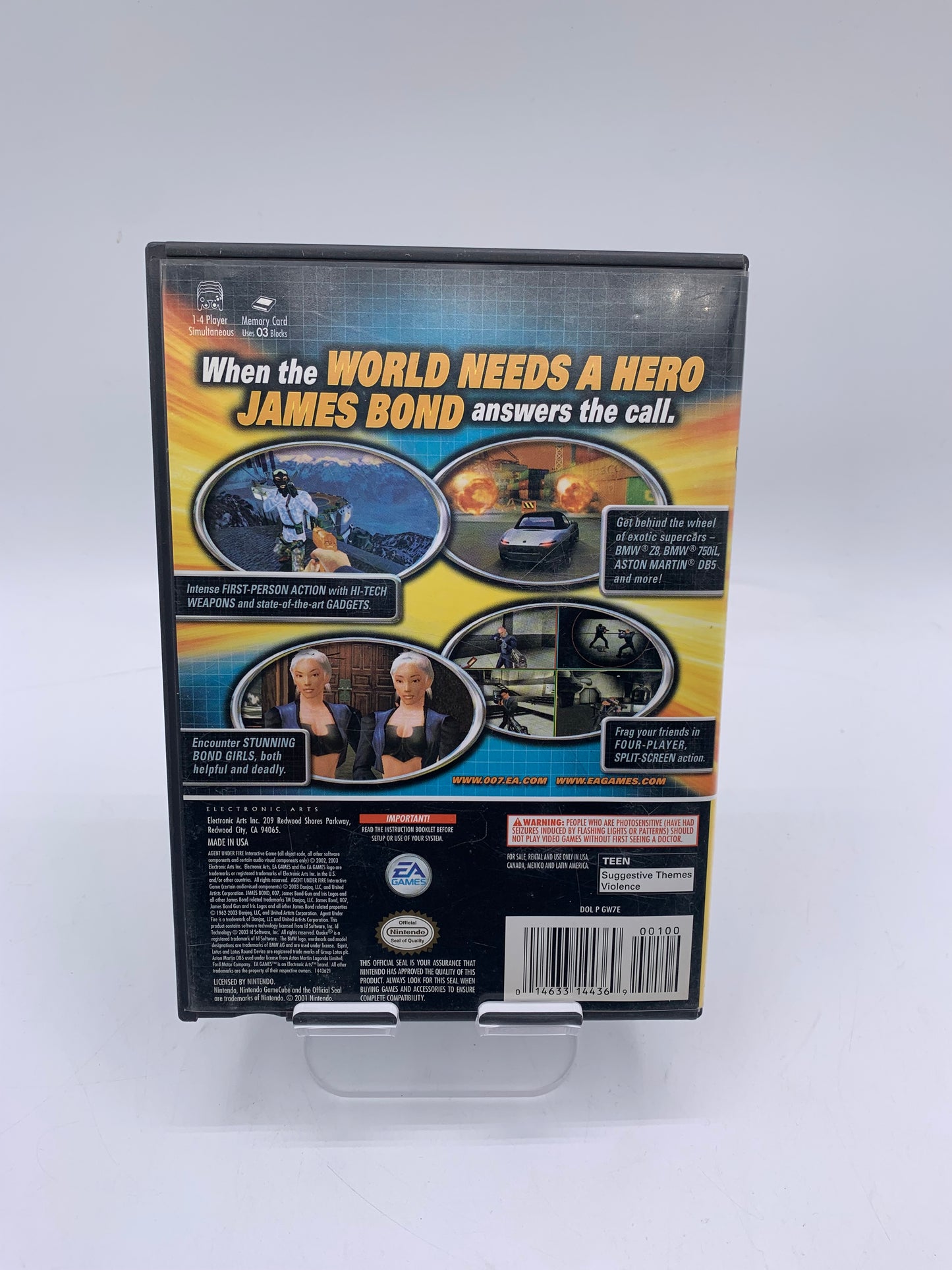 007 Agent Under Fire - GameCube - Free Shipping!
