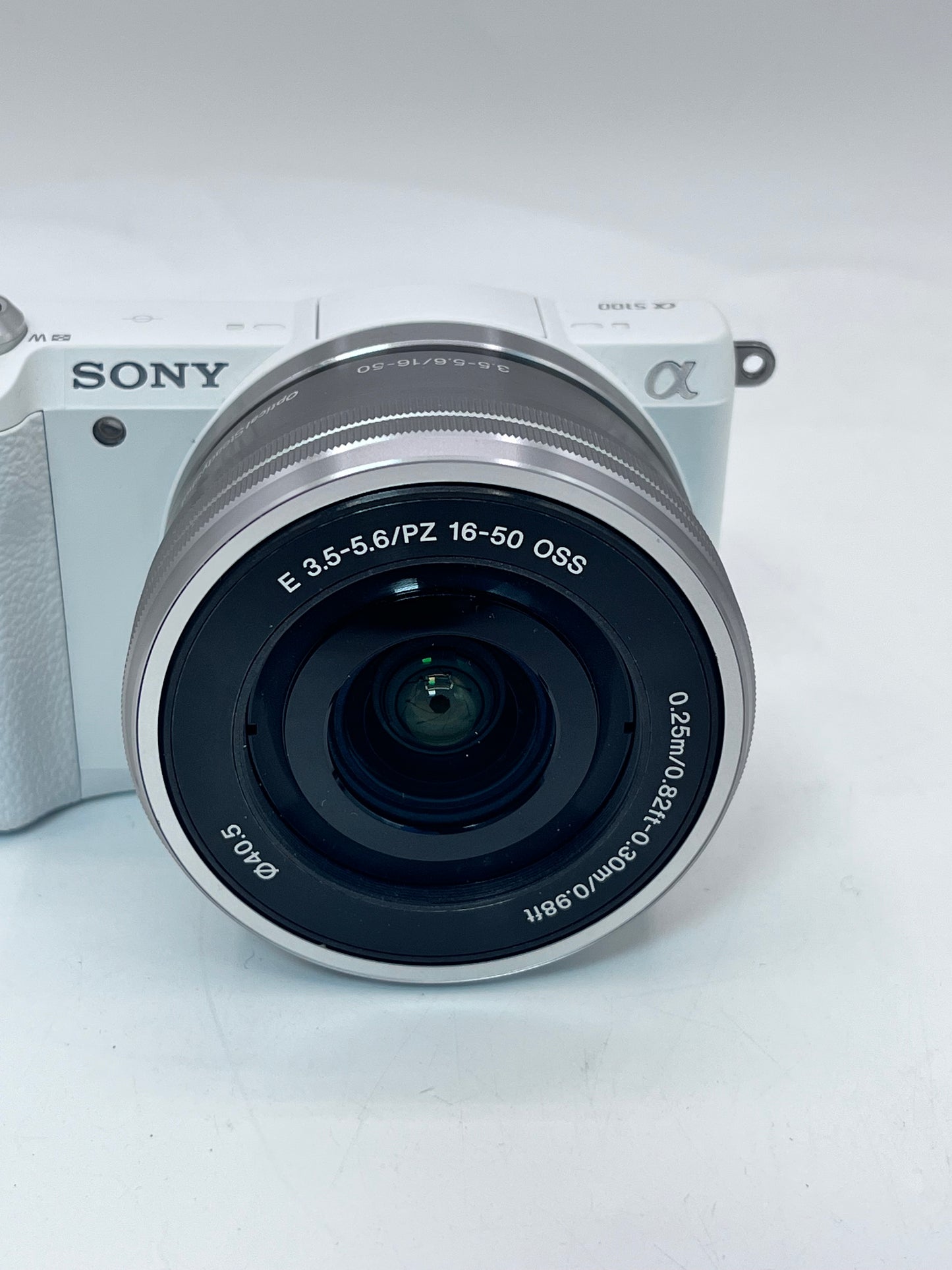 Sony Alpha a5100 24MP Mirrorless Digital Camera White w/ 16-50mm Lens Free Shipping