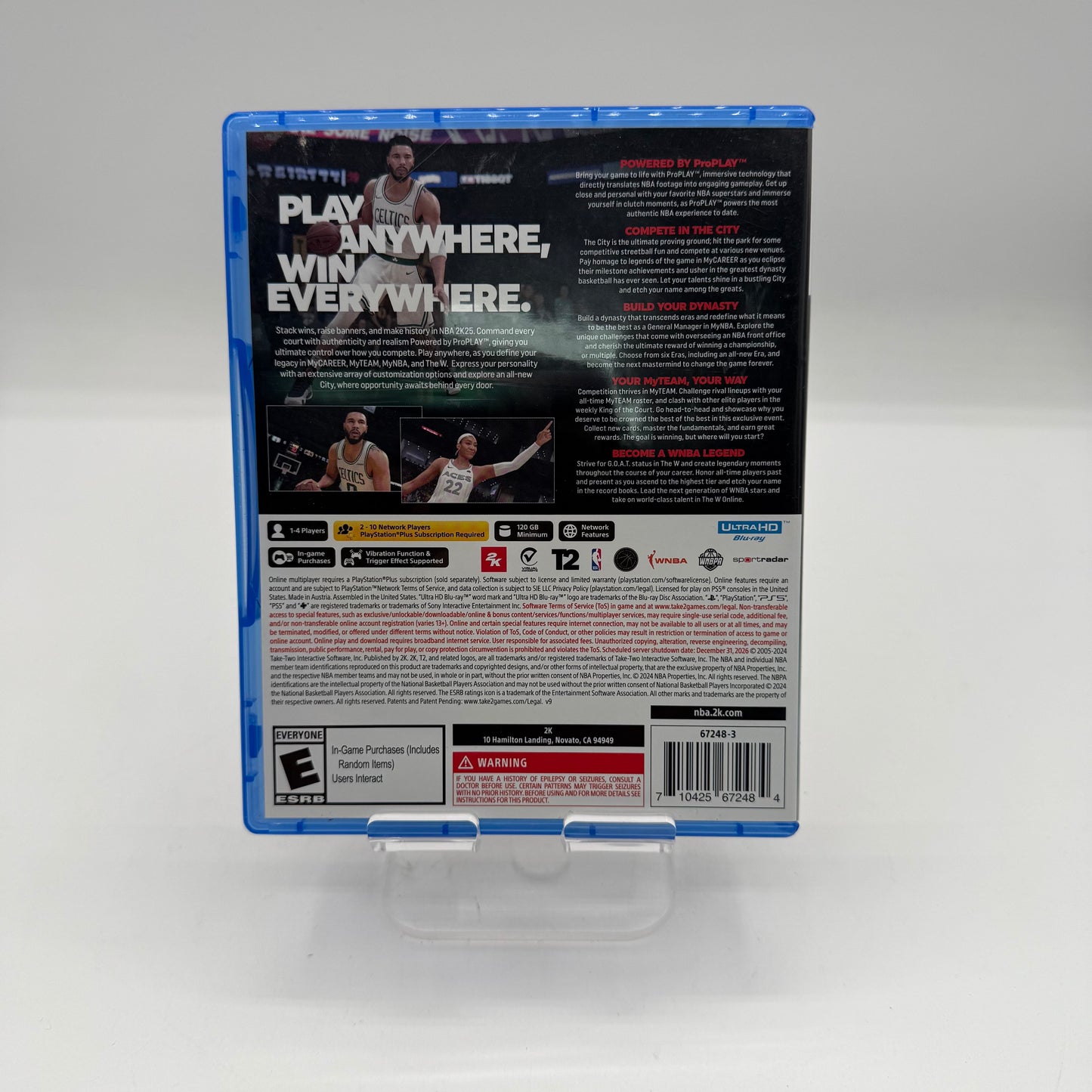 Playstation 5 NBA 2K25 Video Game Used With Box