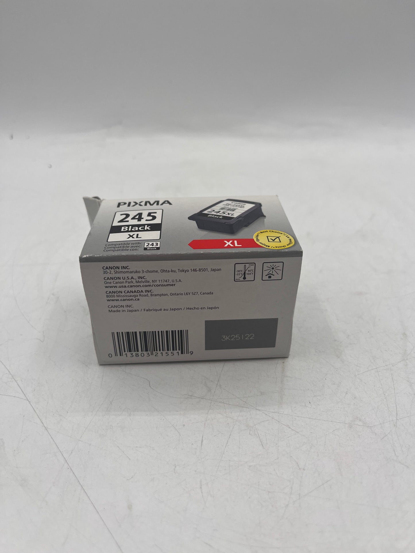 Canon PG-245XL Black Ink Cartridge New In Box