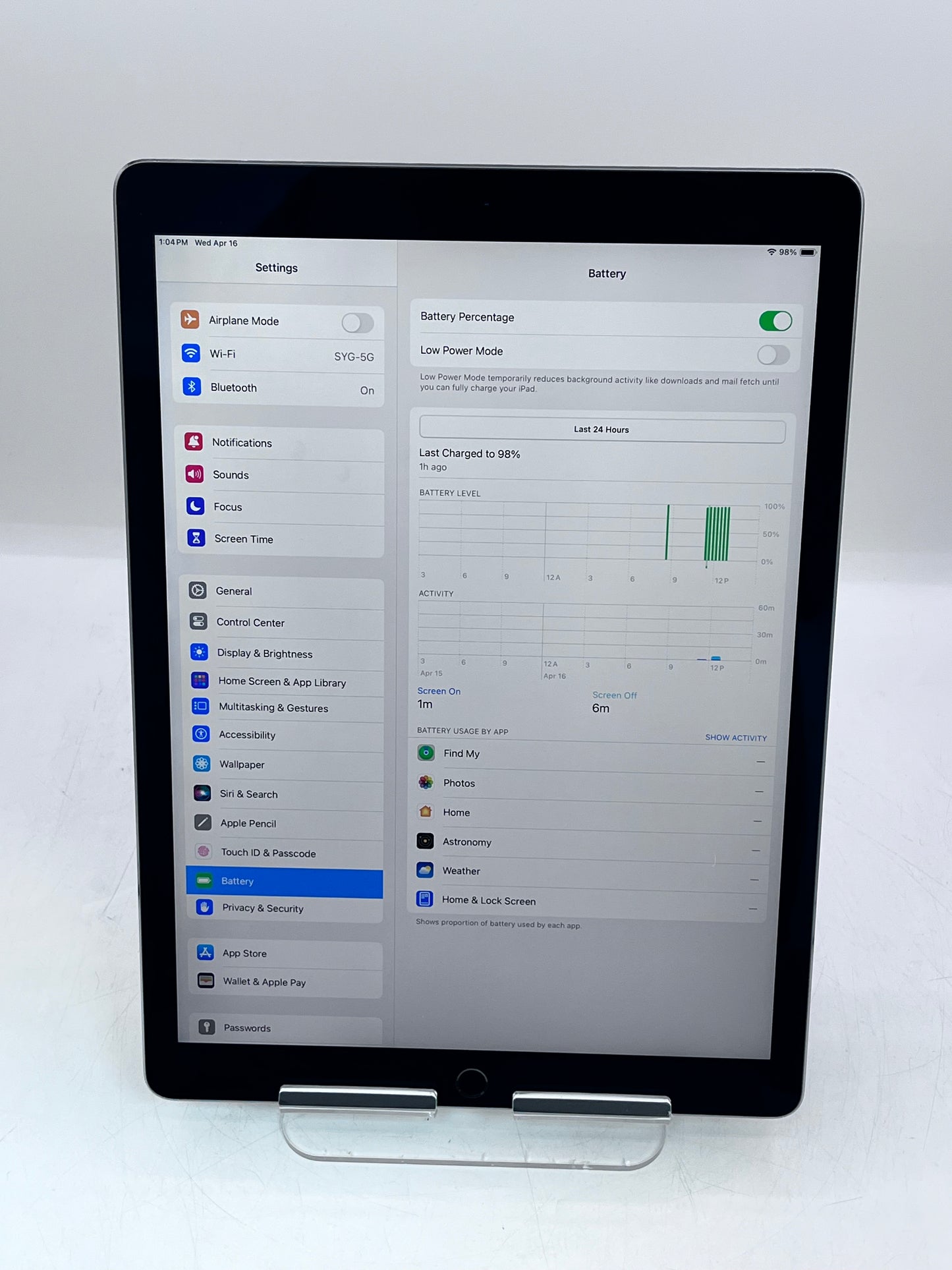 Apple iPad Pro (2nd Gen, 12.9-inch) A1670 - 64GB Space Gray - Used