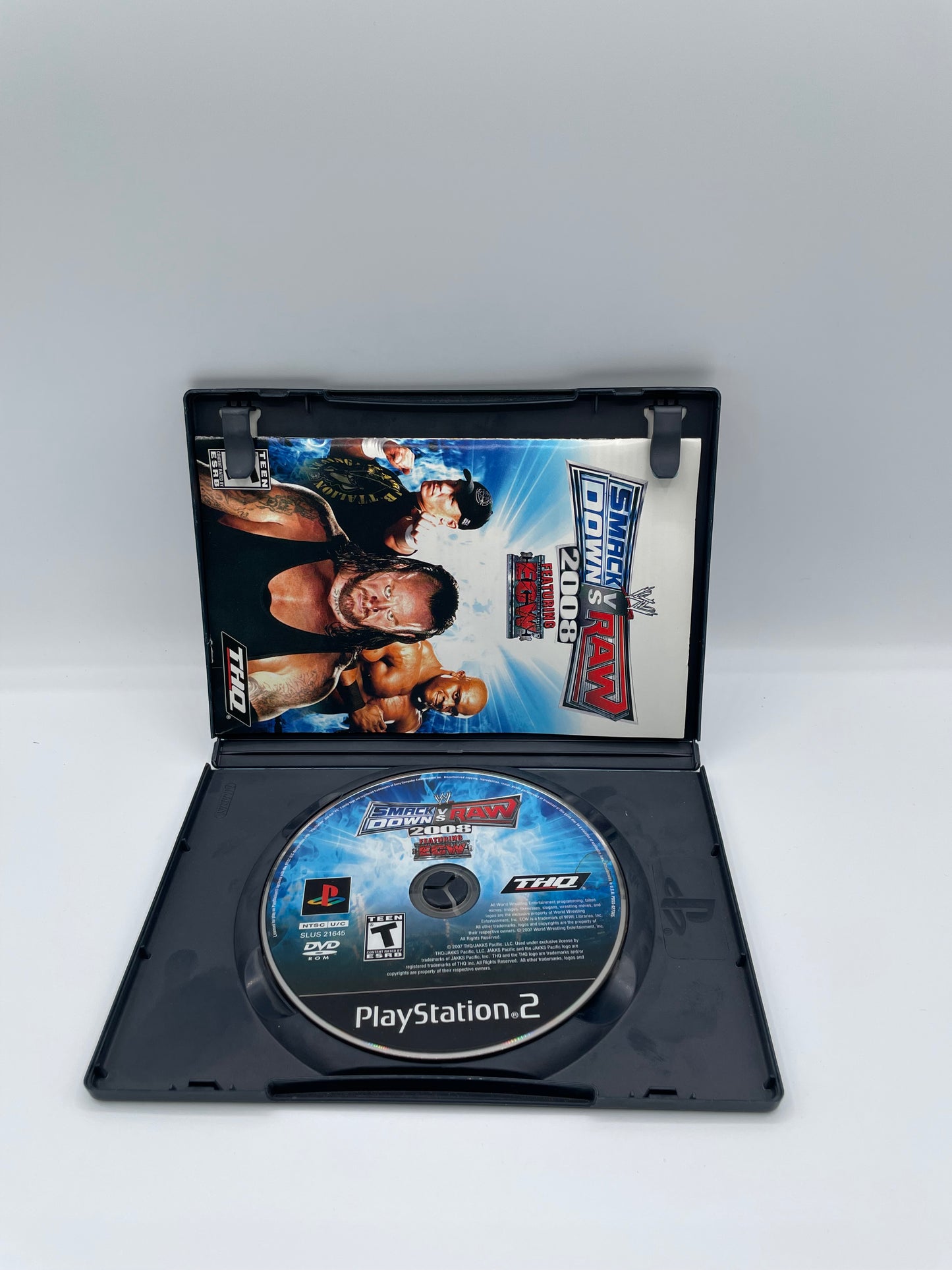 PlayStation 2 WWE Smackdown vs. Raw 2008 - Used with Box - Great Condition