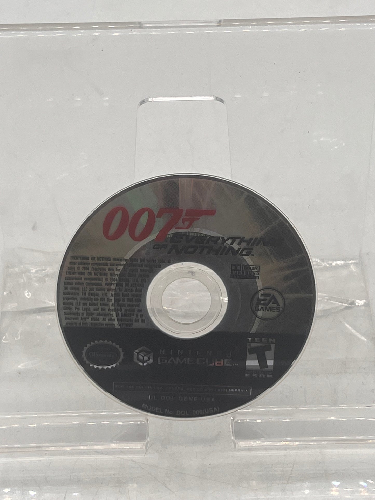 007 Everything or Nothing Nintendo GameCube - Free Shipping!