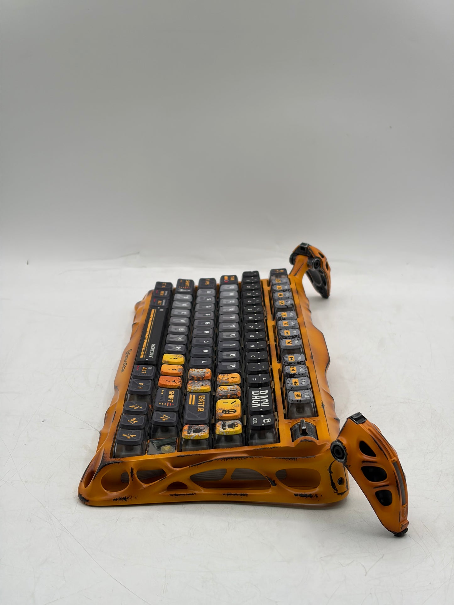 Gravastar Mercury K1 Pro Mechanical Keyboard - Battle Worn Yellow