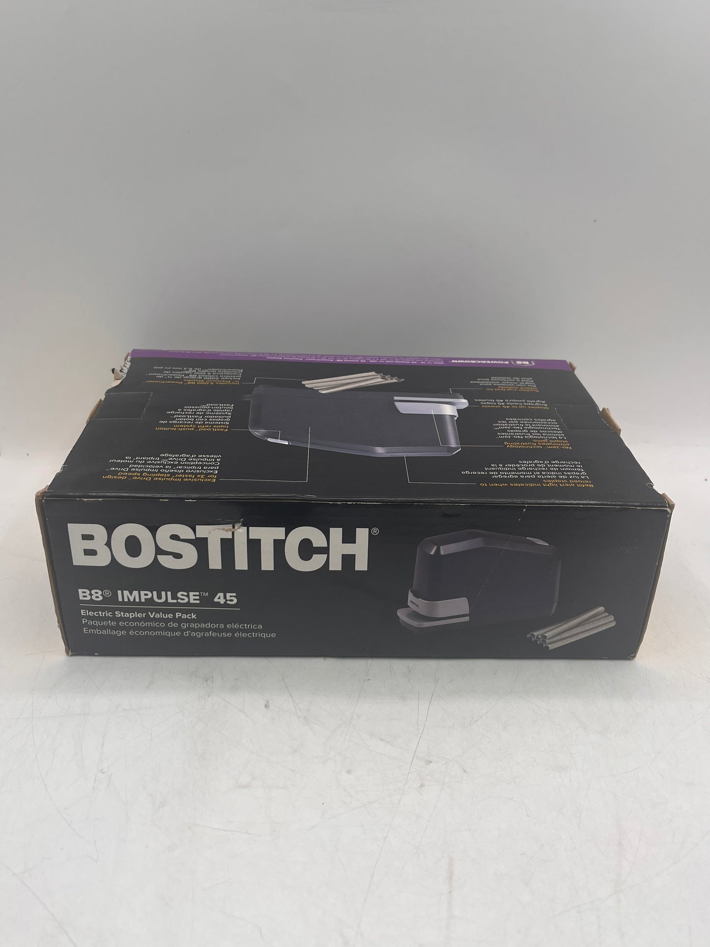 BOSTITCH B8 Impulse 45 Electric Stapler Value Pack Model B8E-VALUE